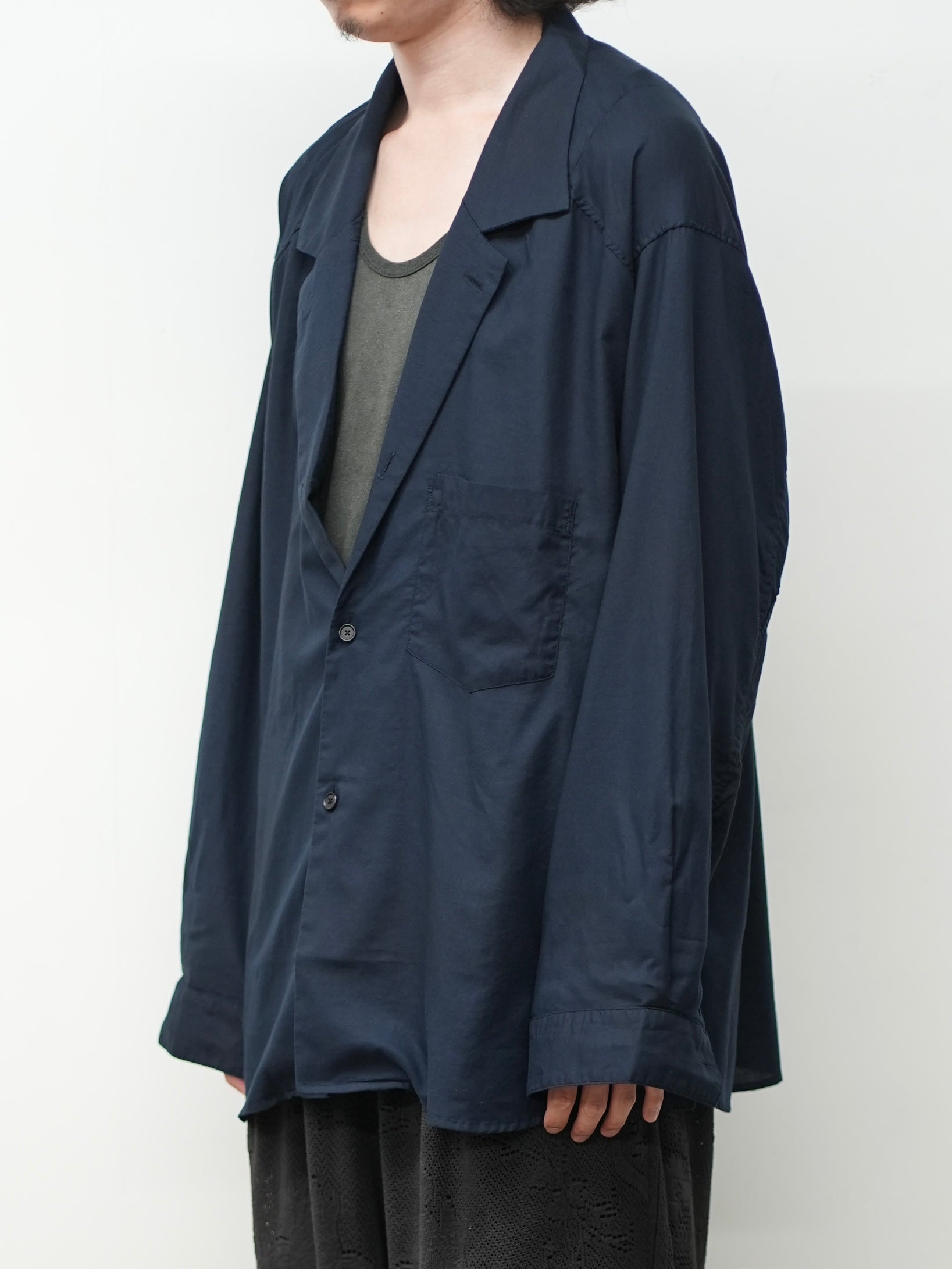 C/S TAILORED SHIRT(NAVY)