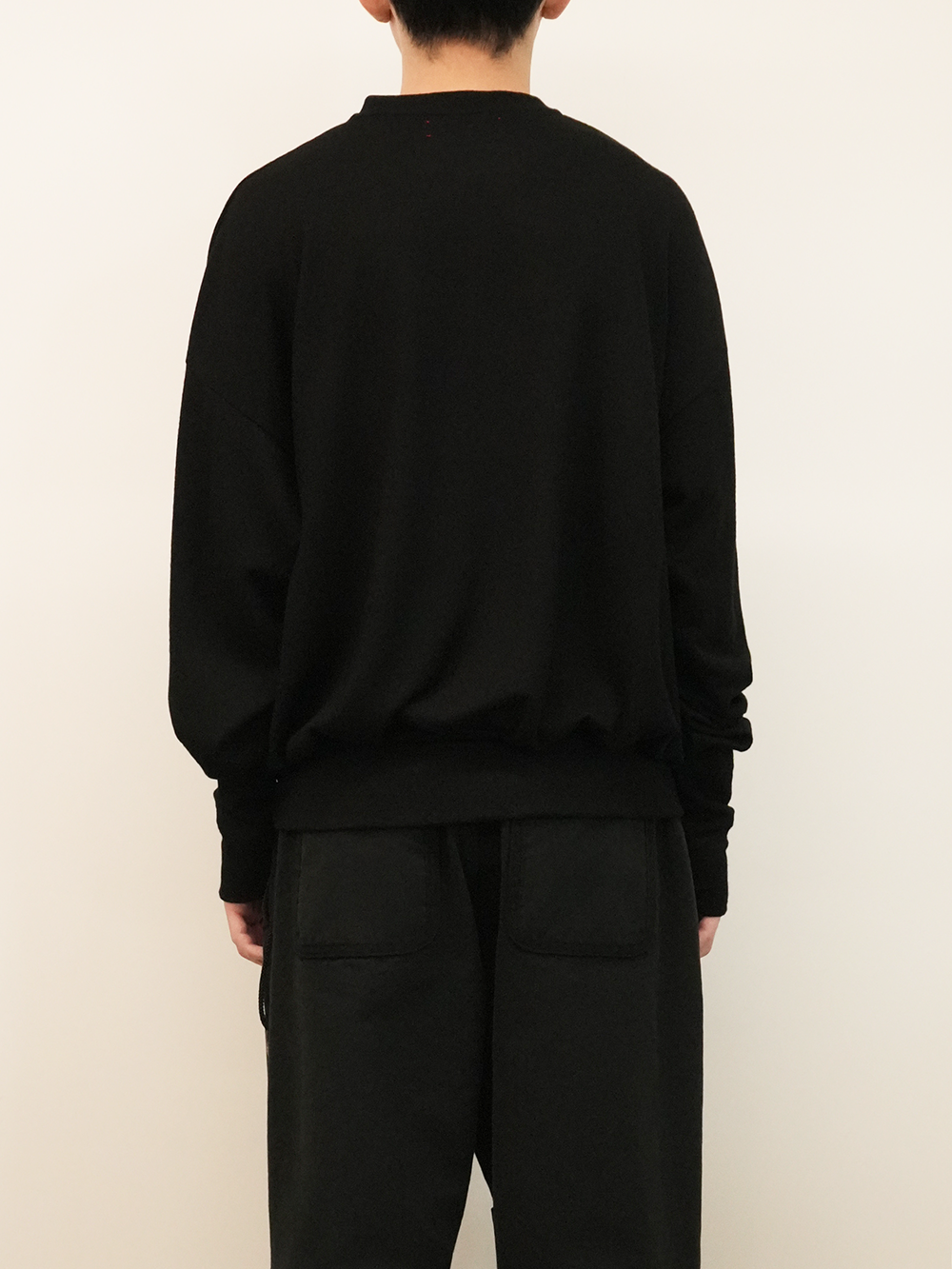 wool ls top(black)