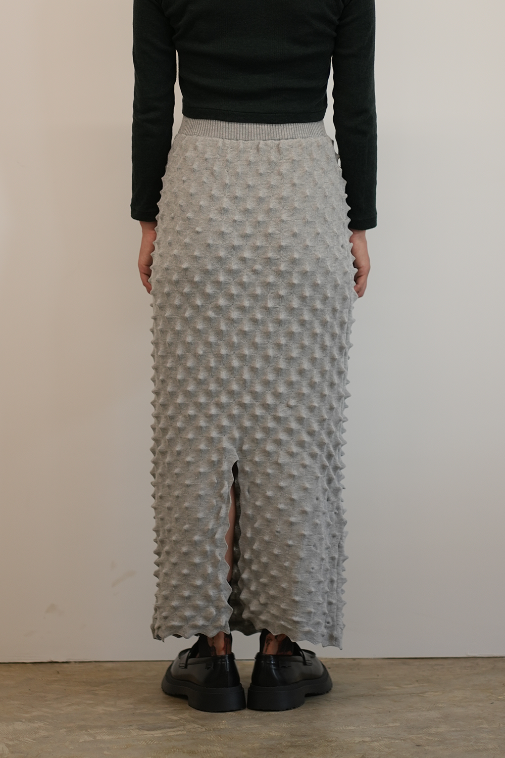 [40%OFF] 【etoqk/exclusive】durian long skirt(gray)