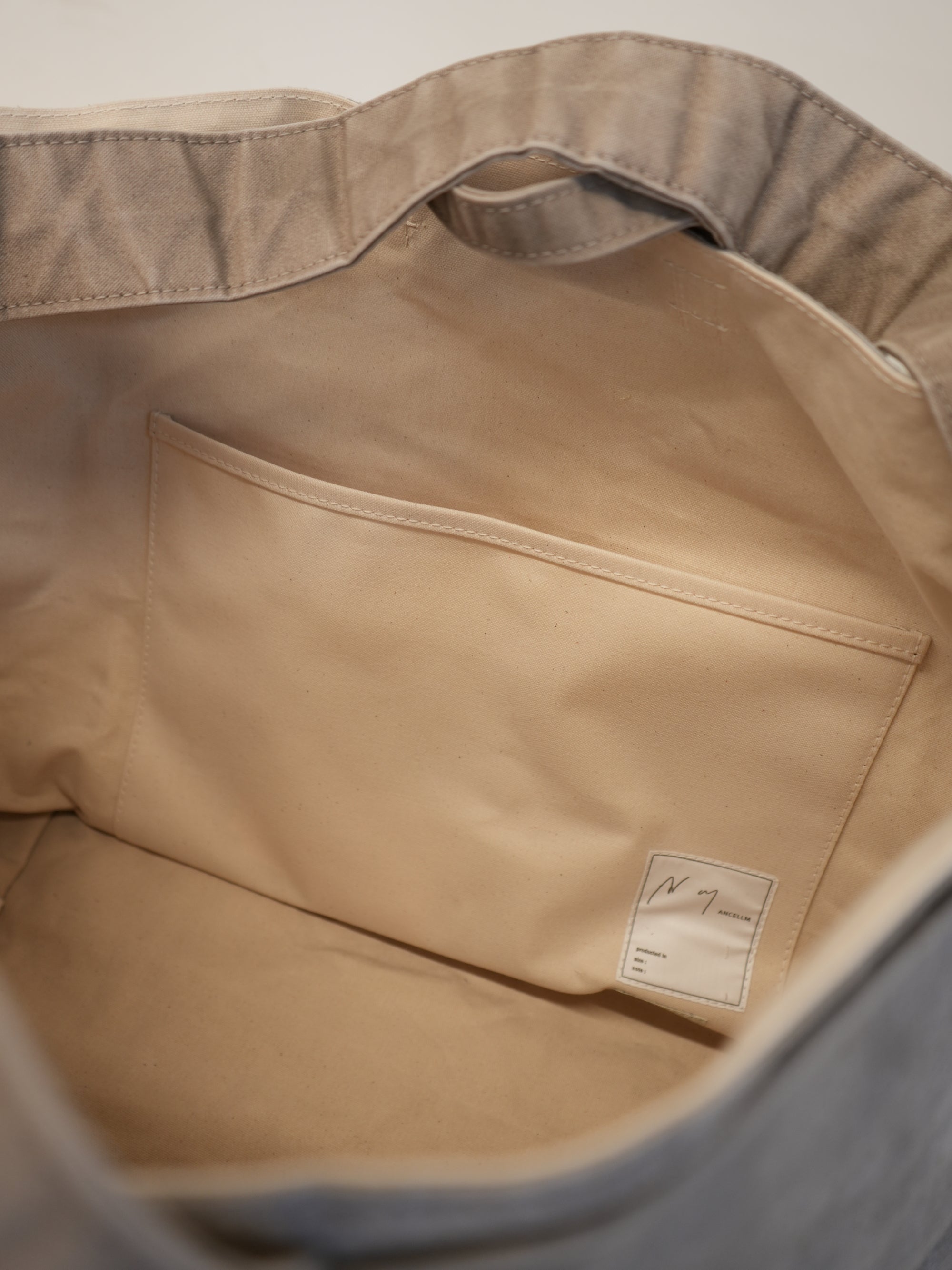 ANCELLM with This is a(n) C/R DUCK BAG (GREIGE)