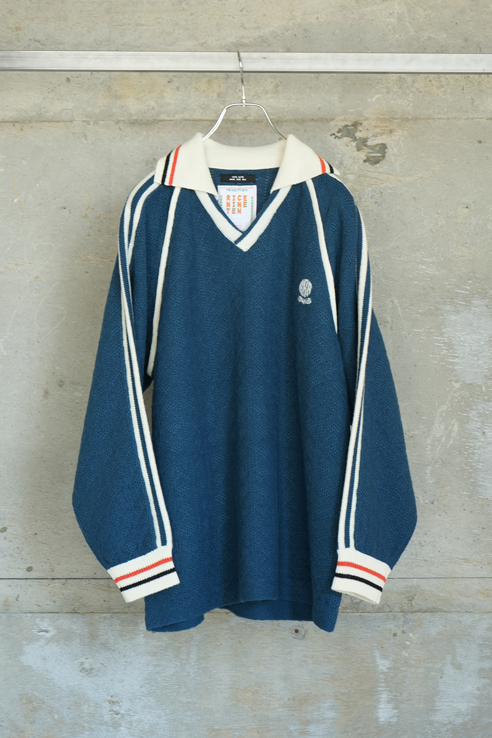 KNITTING CLASSIC SOCCER JERSEY(NAVY)