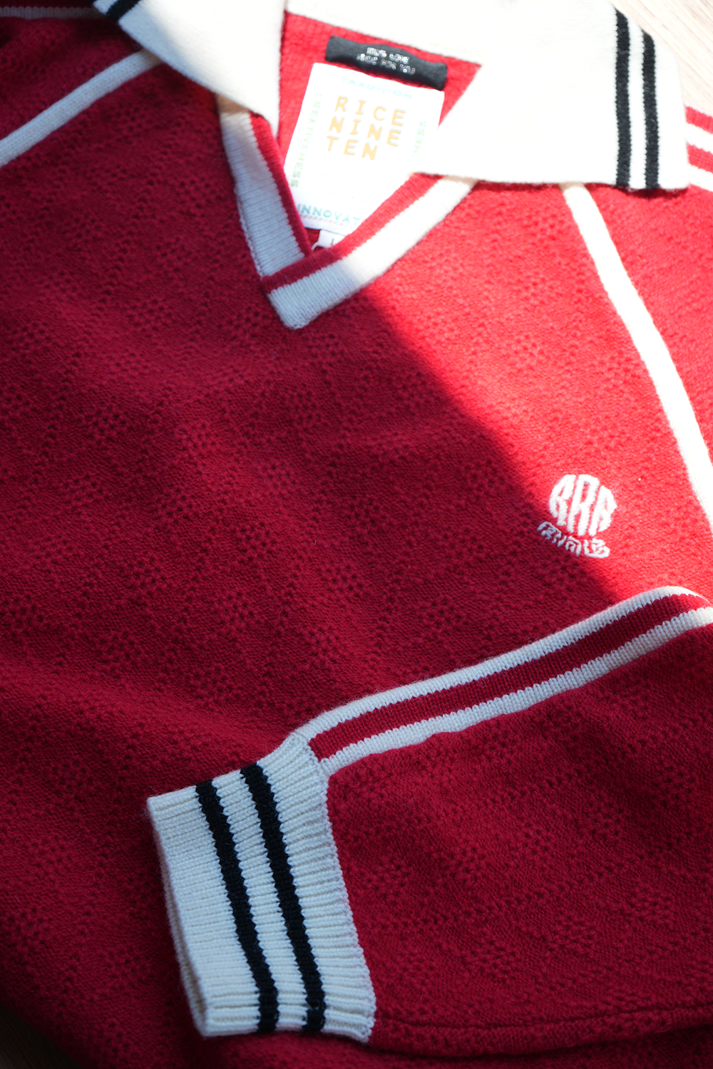 [40%OFF] KNITTING CLASSIC SOCCER JERSEY(RED)