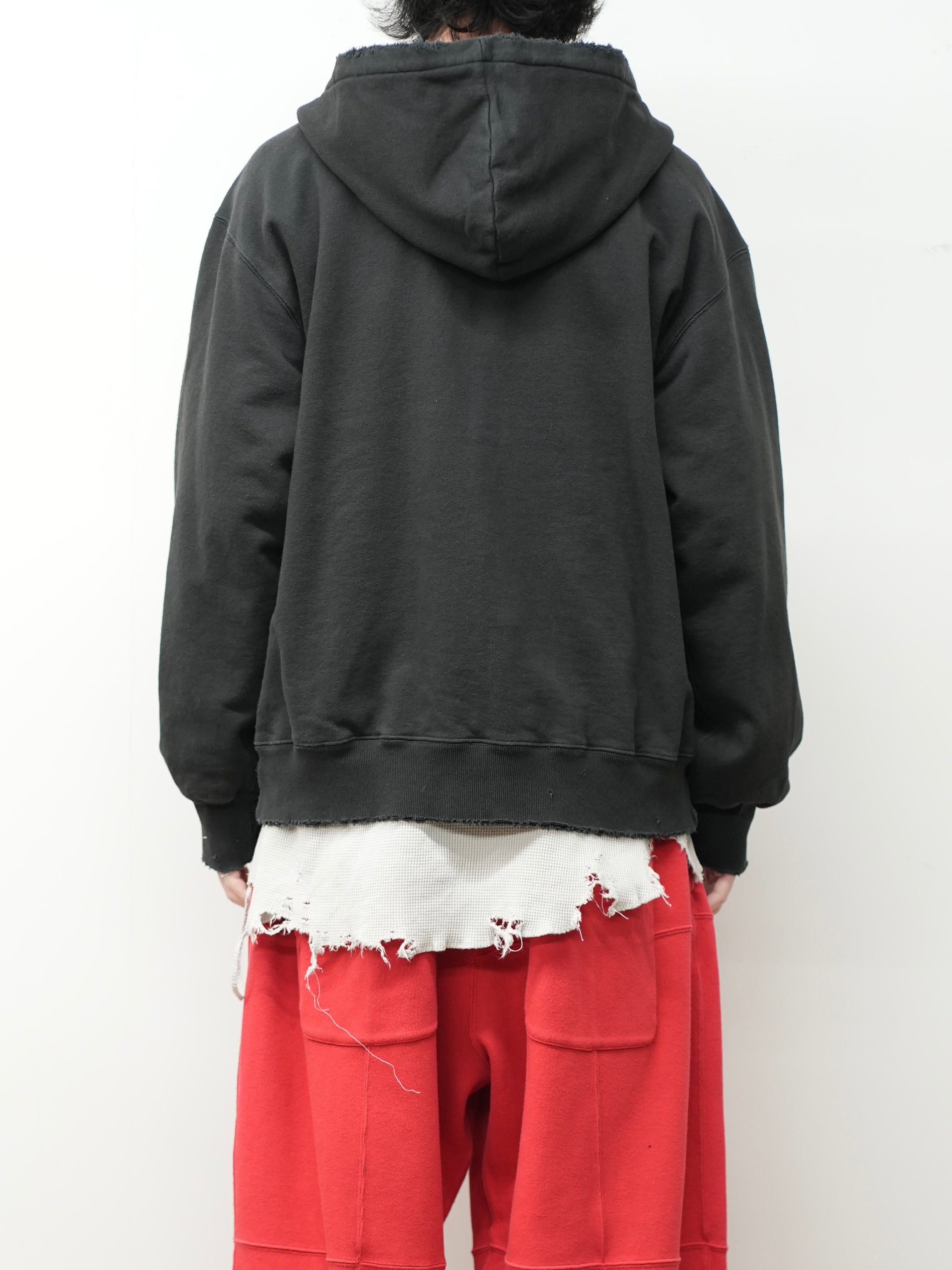 ZIP HOODIE(BLACK)