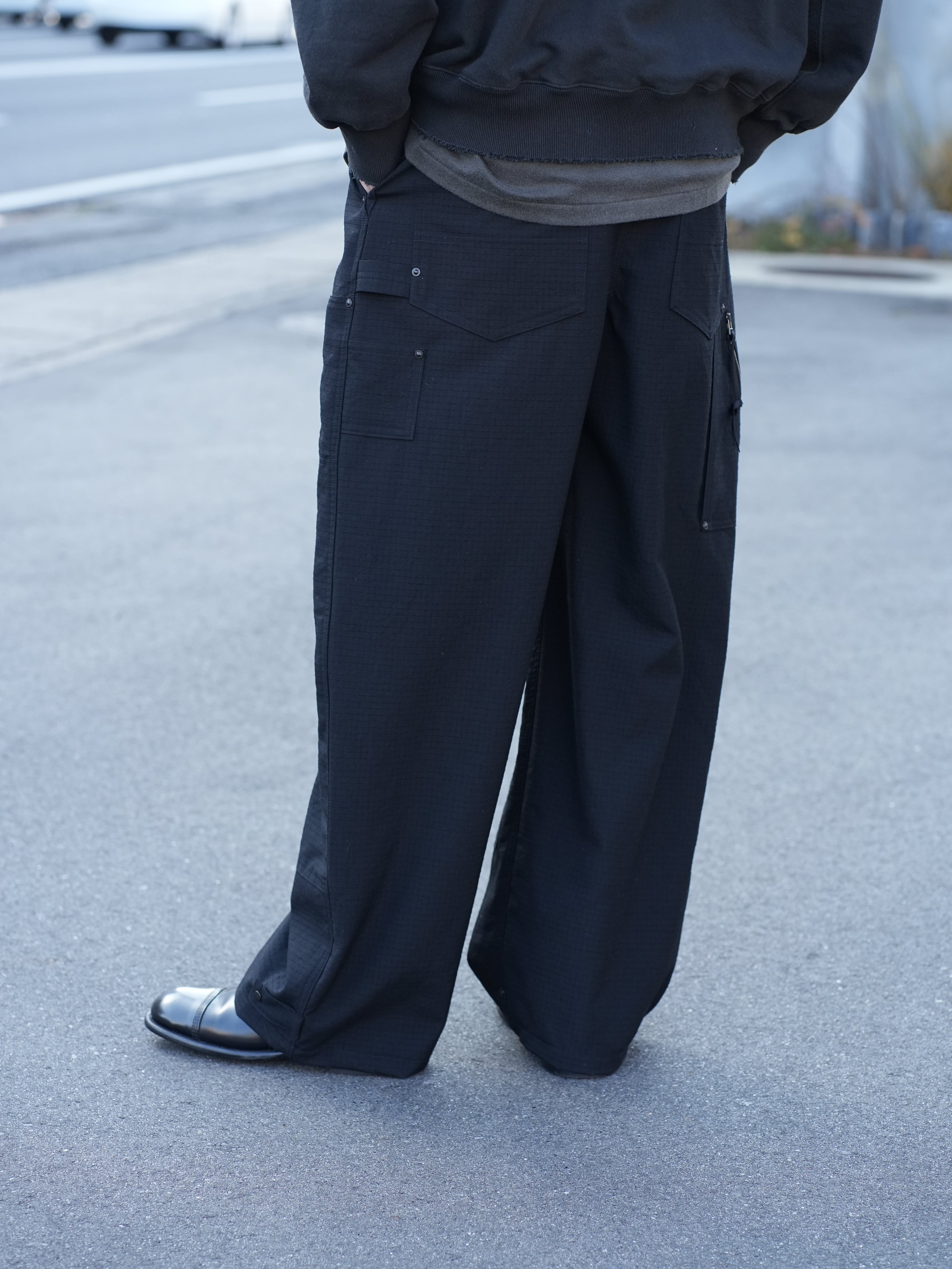 High Count Wool Ripstop Pants
