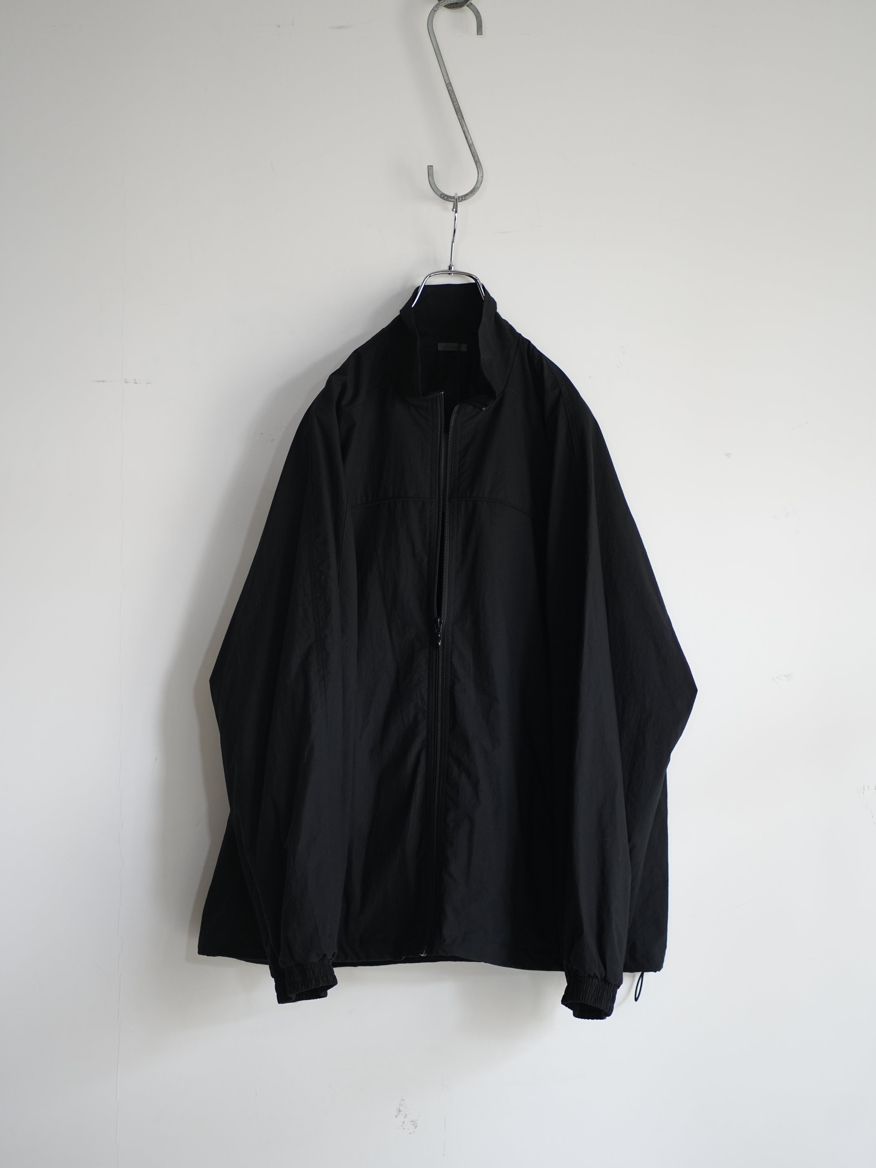 COTTON TYPEWRITER TRACK JACKET(BLACK)