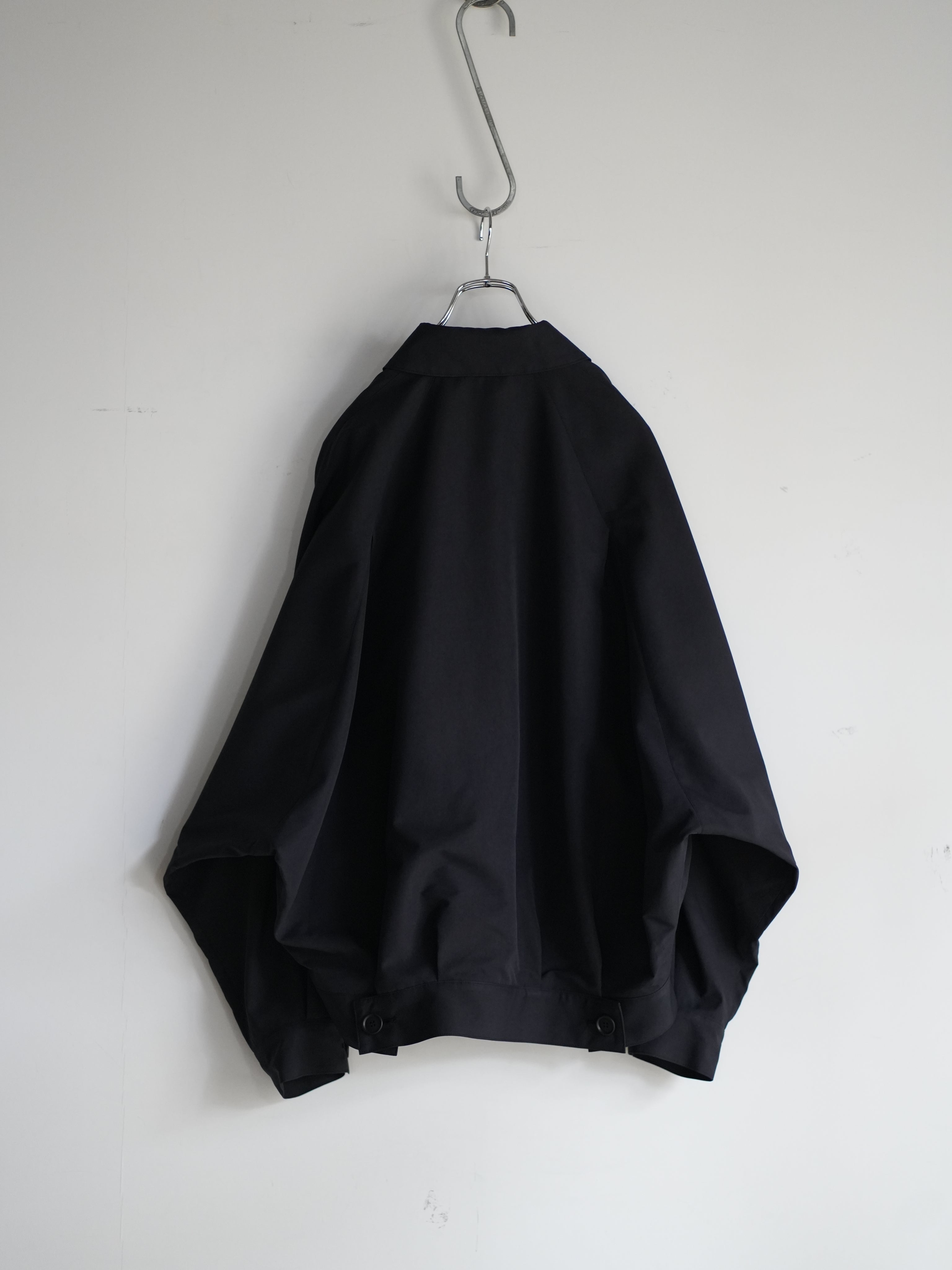 SMOOTH TAFTA DOLMAN JACKET(BLACK)