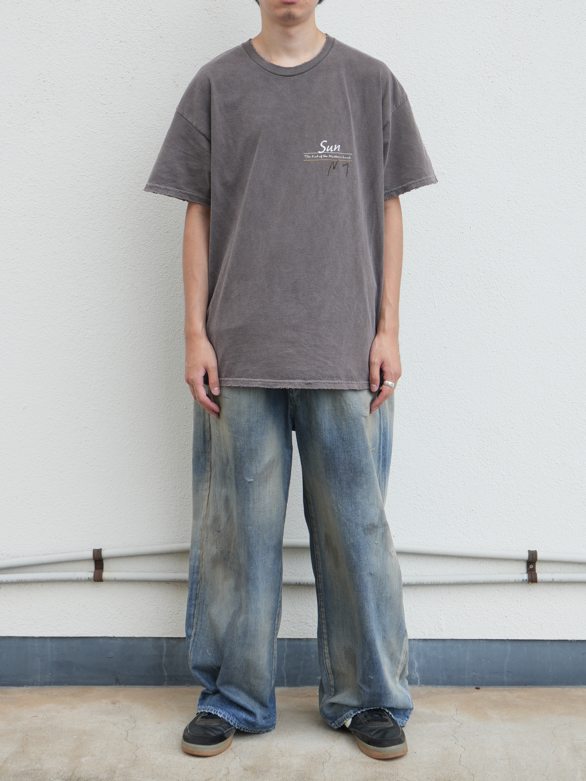 [ANCELLM/exclusive] 3 AGING T-SHIRT
