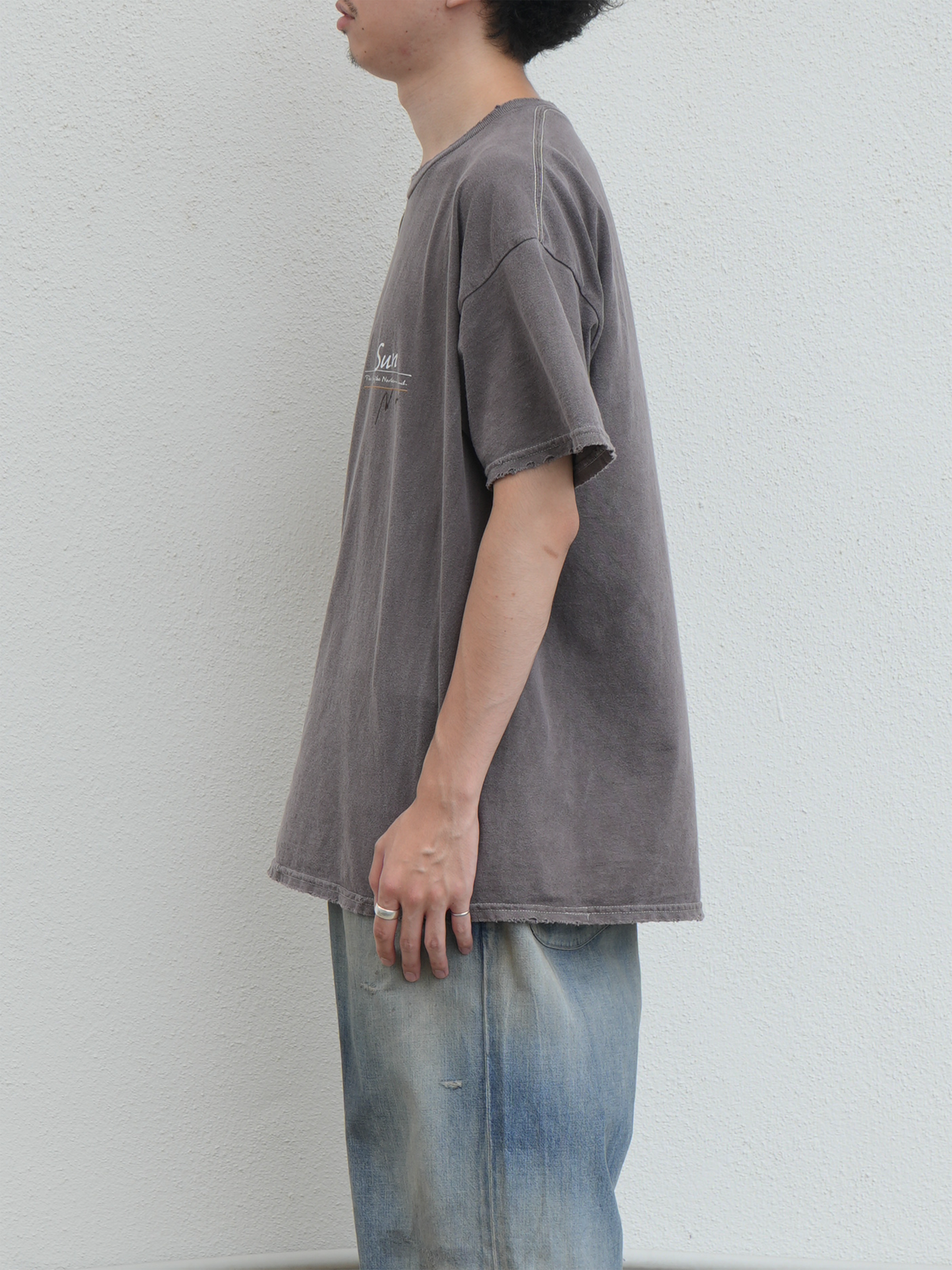 [ANCELLM/exclusive] 3 AGING T-SHIRT