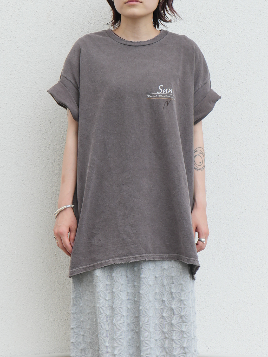 [ANCELLM/exclusive] 3 AGING T-SHIRT