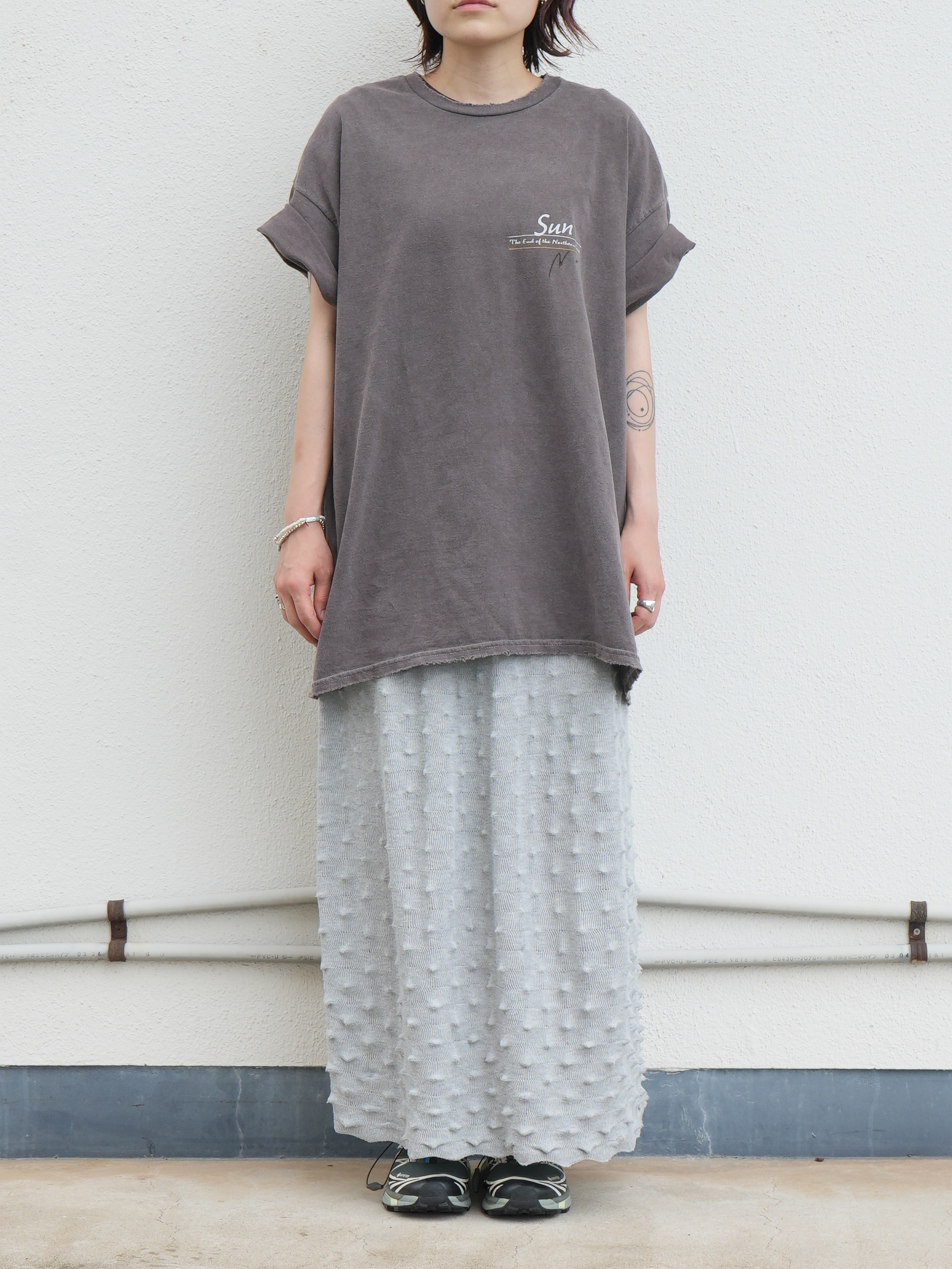 トップス ancellm DAMAGE AGING T-SHIRT ?width=768