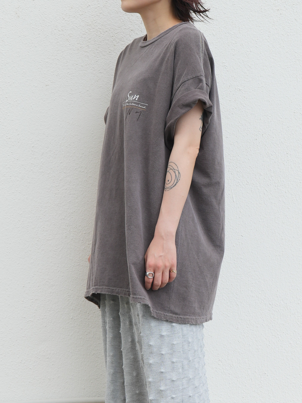 [ANCELLM/exclusive] 3 AGING T-SHIRT