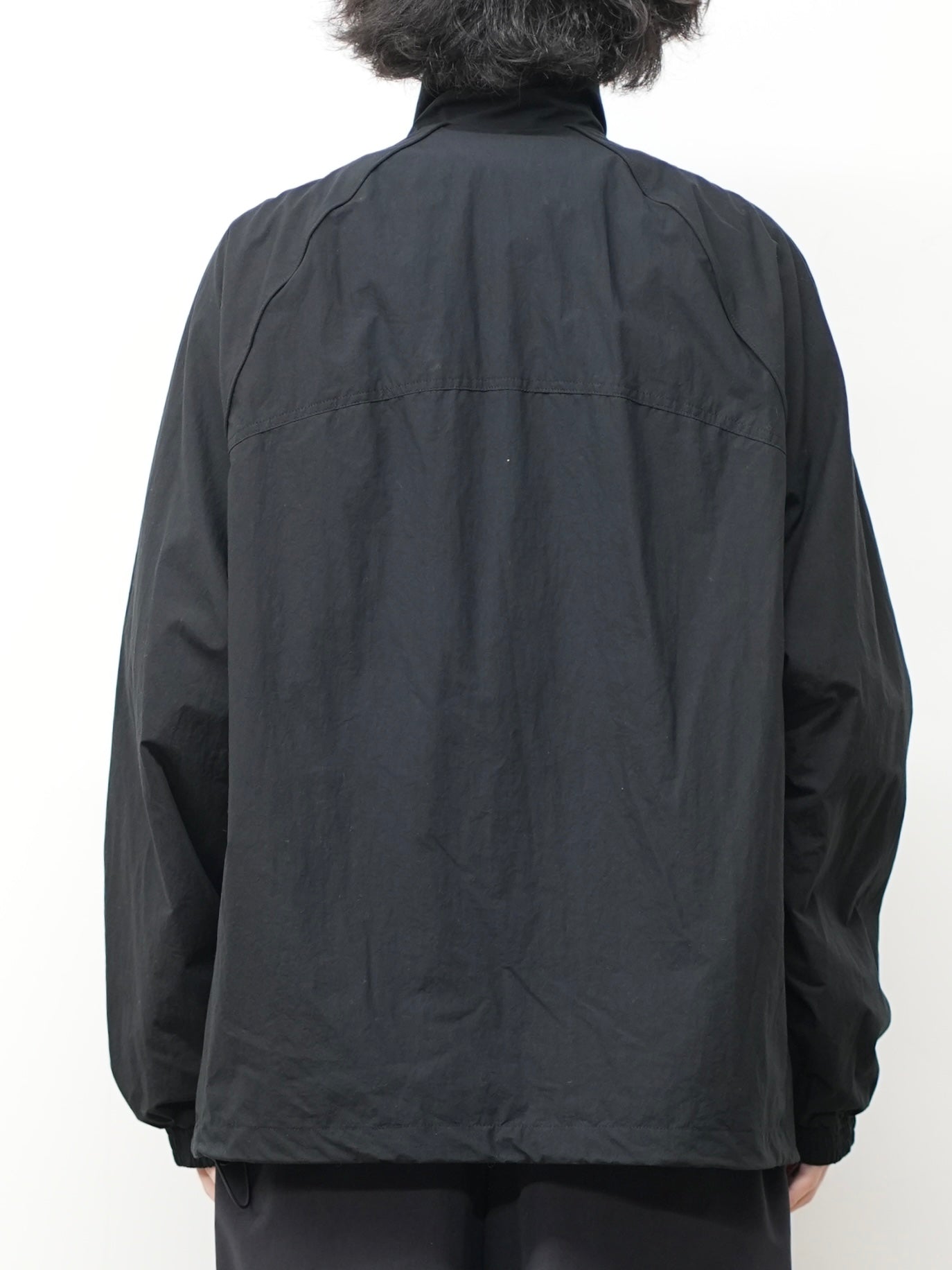 COTTON TYPEWRITER TRACK JACKET(BLACK)