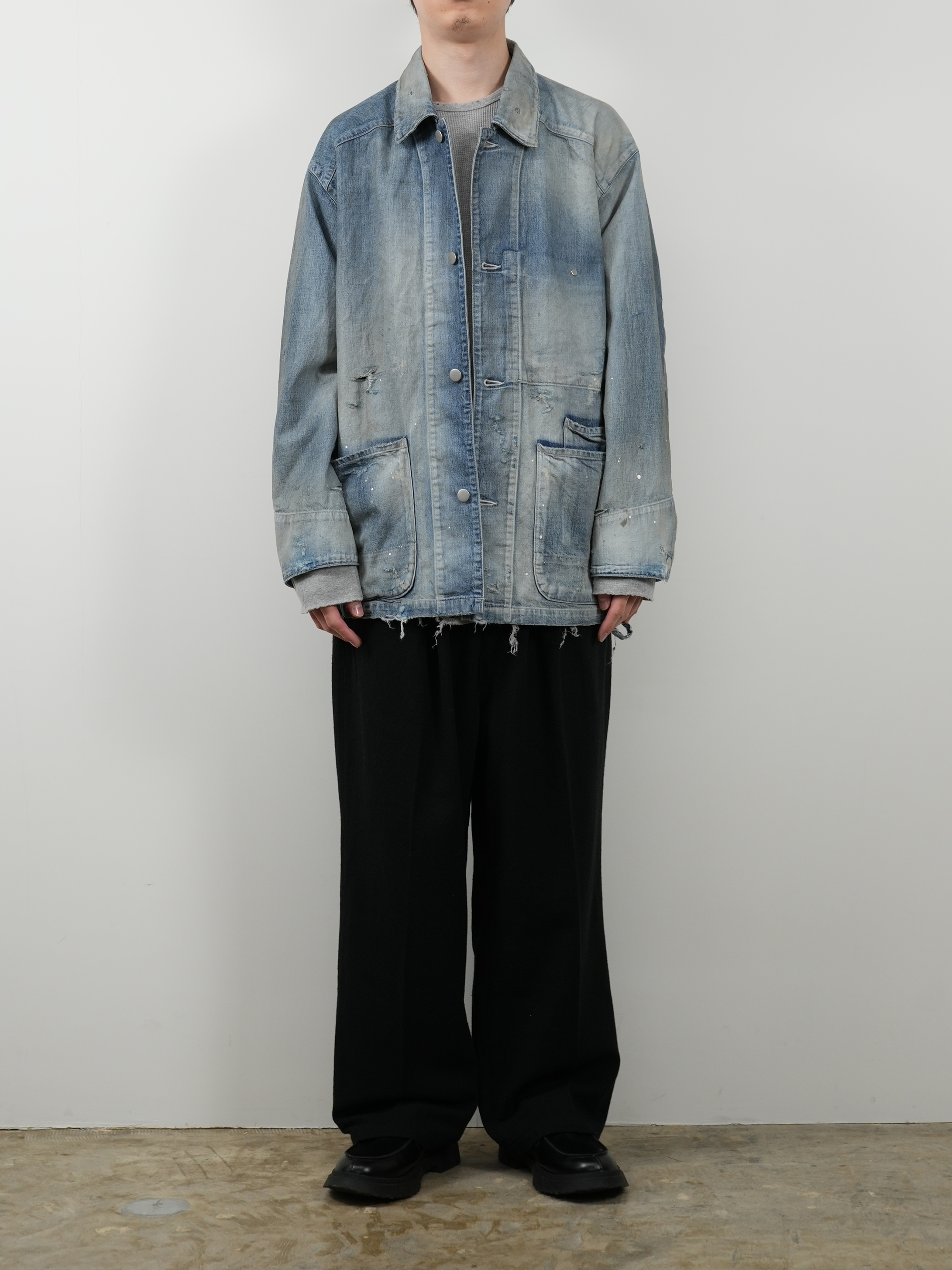 DENIM COVERALL(INDIGO)