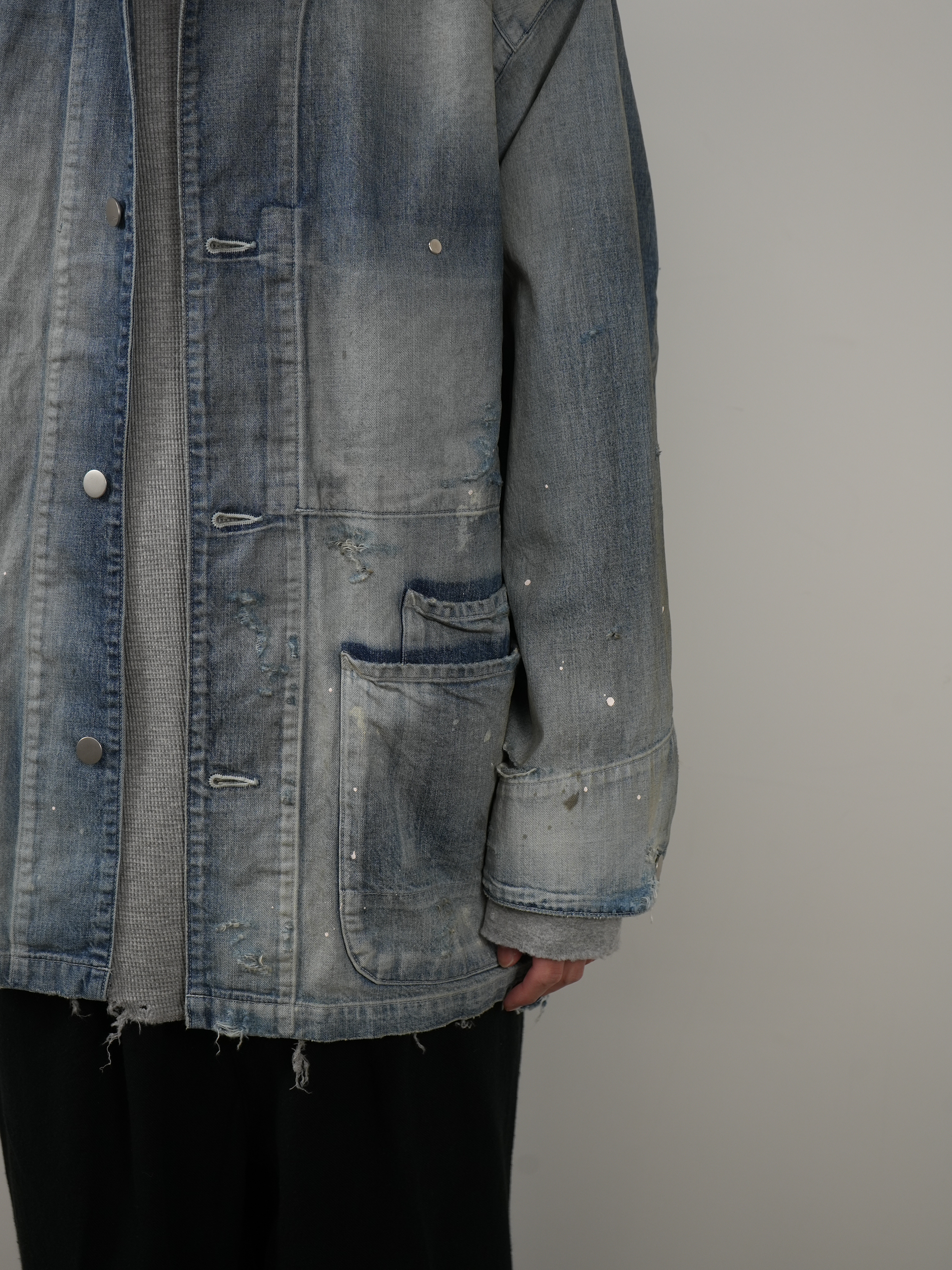 DENIM COVERALL(INDIGO)