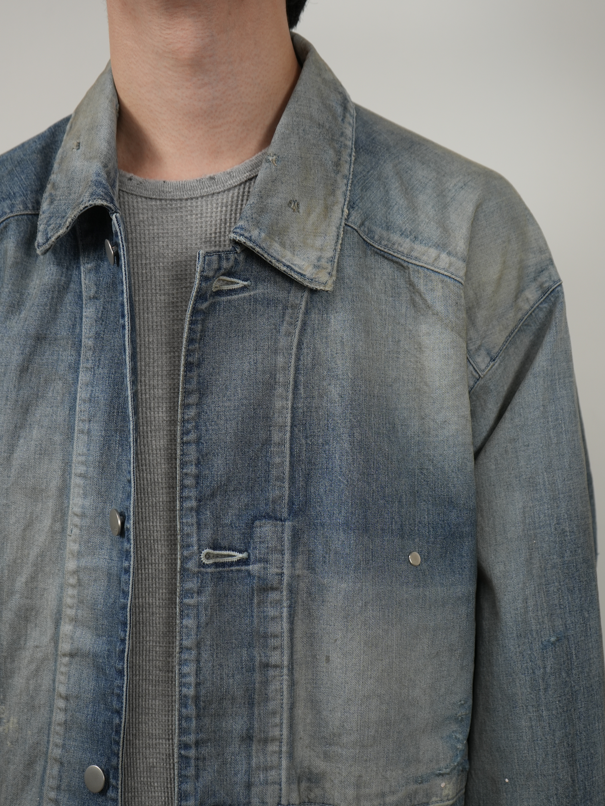 DENIM COVERALL(INDIGO)