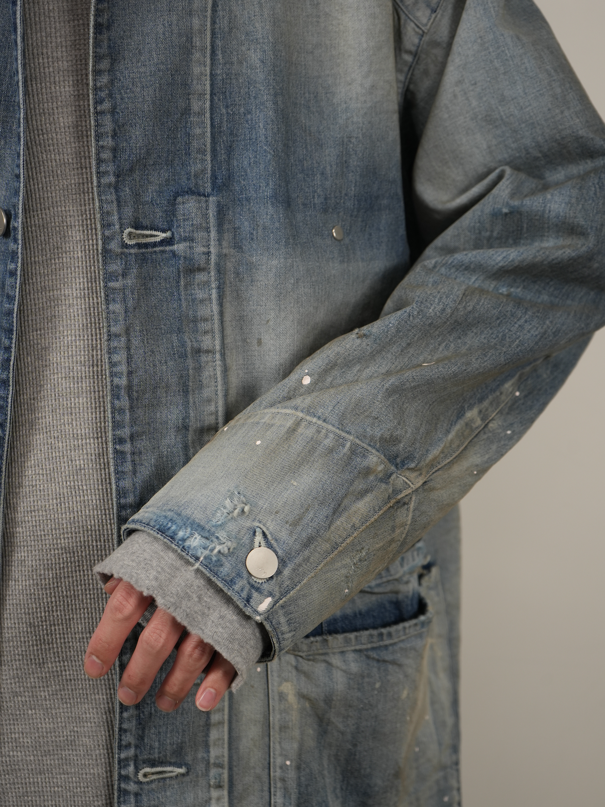 DENIM COVERALL(INDIGO)