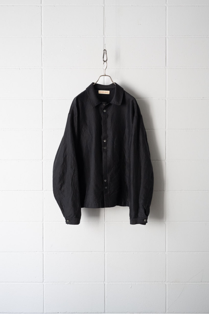【新品未使用】25AW barbell object sdw sh 1 barbell object / 25ss / V Zip Jacket Color: Black / White