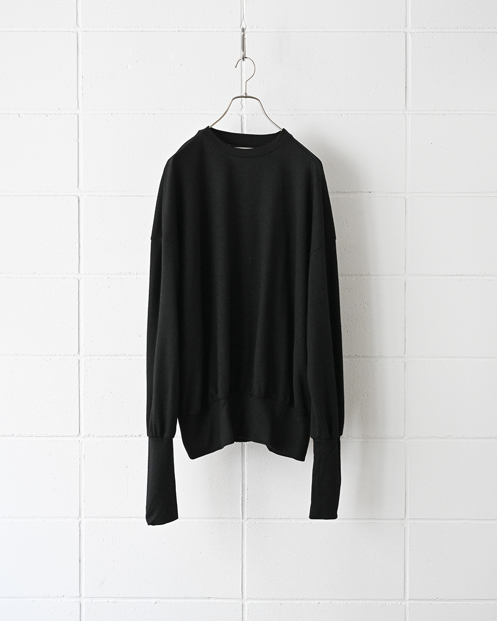 wool ls top(black)