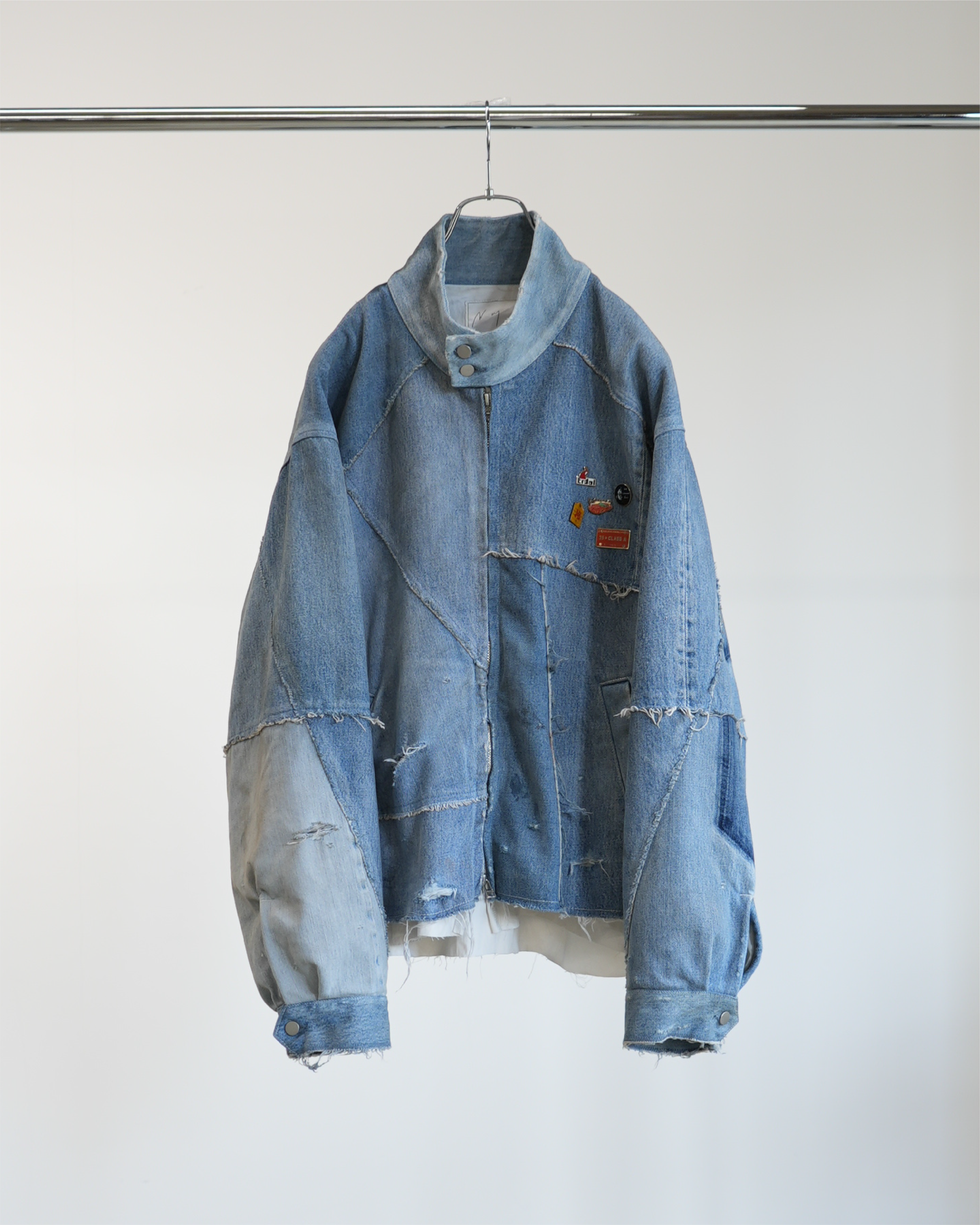 【ANCELLM/exclusive】"DENIM" PATCHWORK BLOUSON EX ①