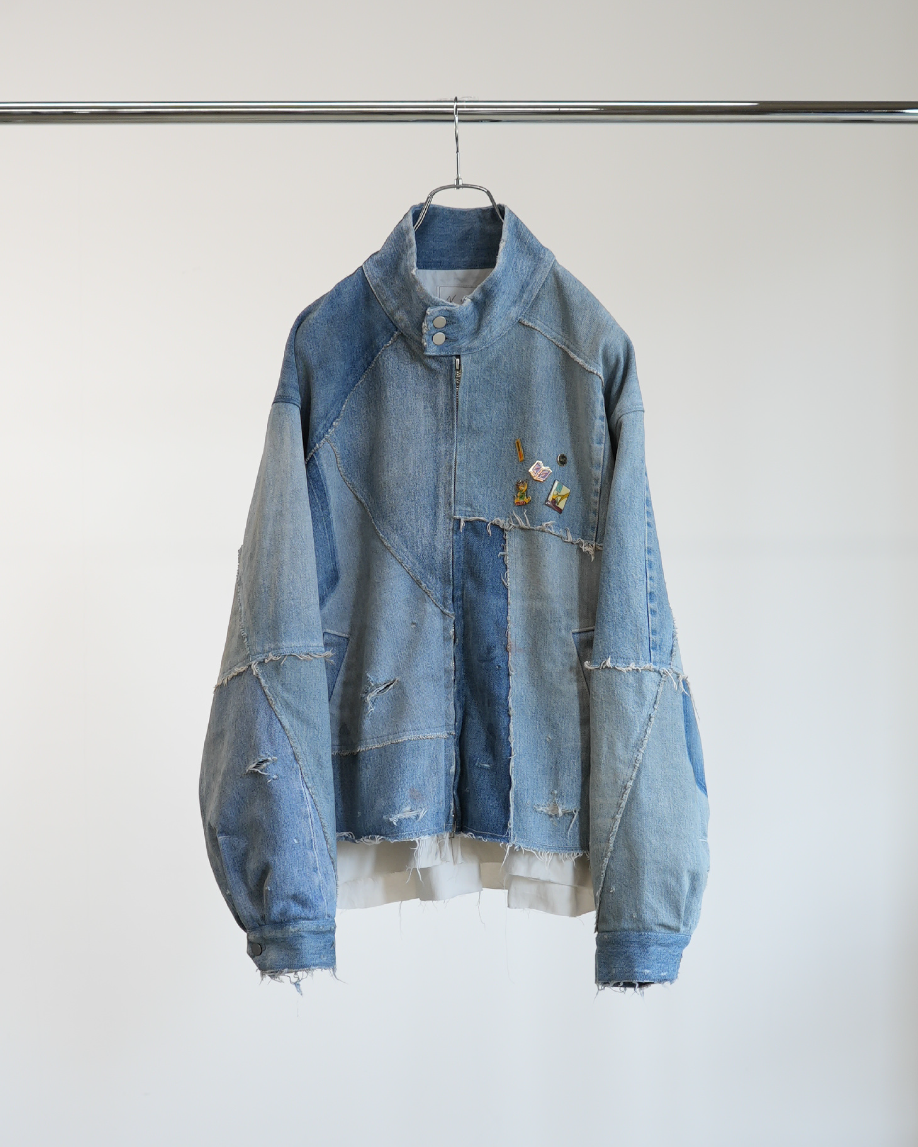 【ANCELLM/exclusive】"DENIM" PATCHWORK BLOUSON EX ②