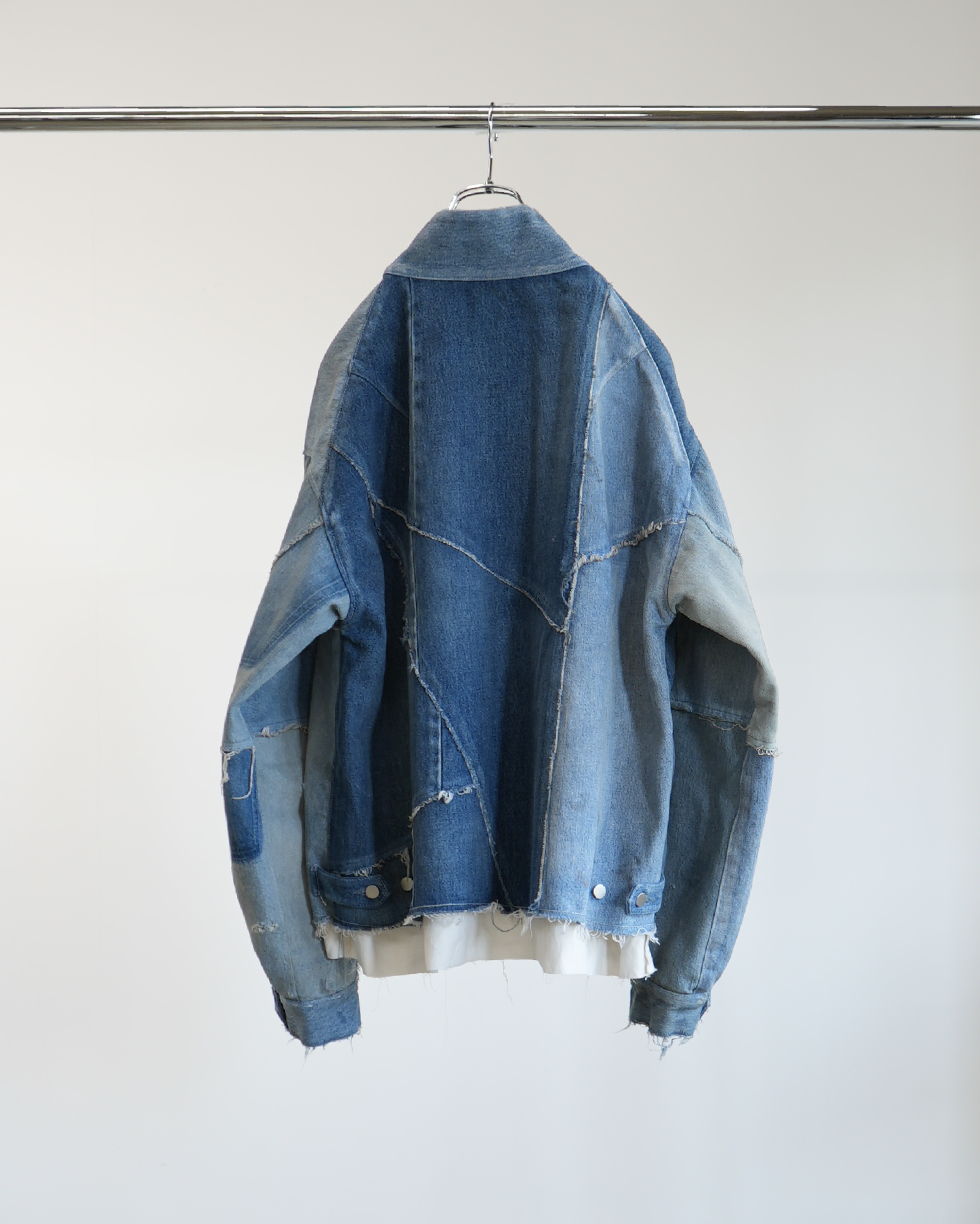 【ANCELLM/exclusive】"DENIM" PATCHWORK BLOUSON EX ②