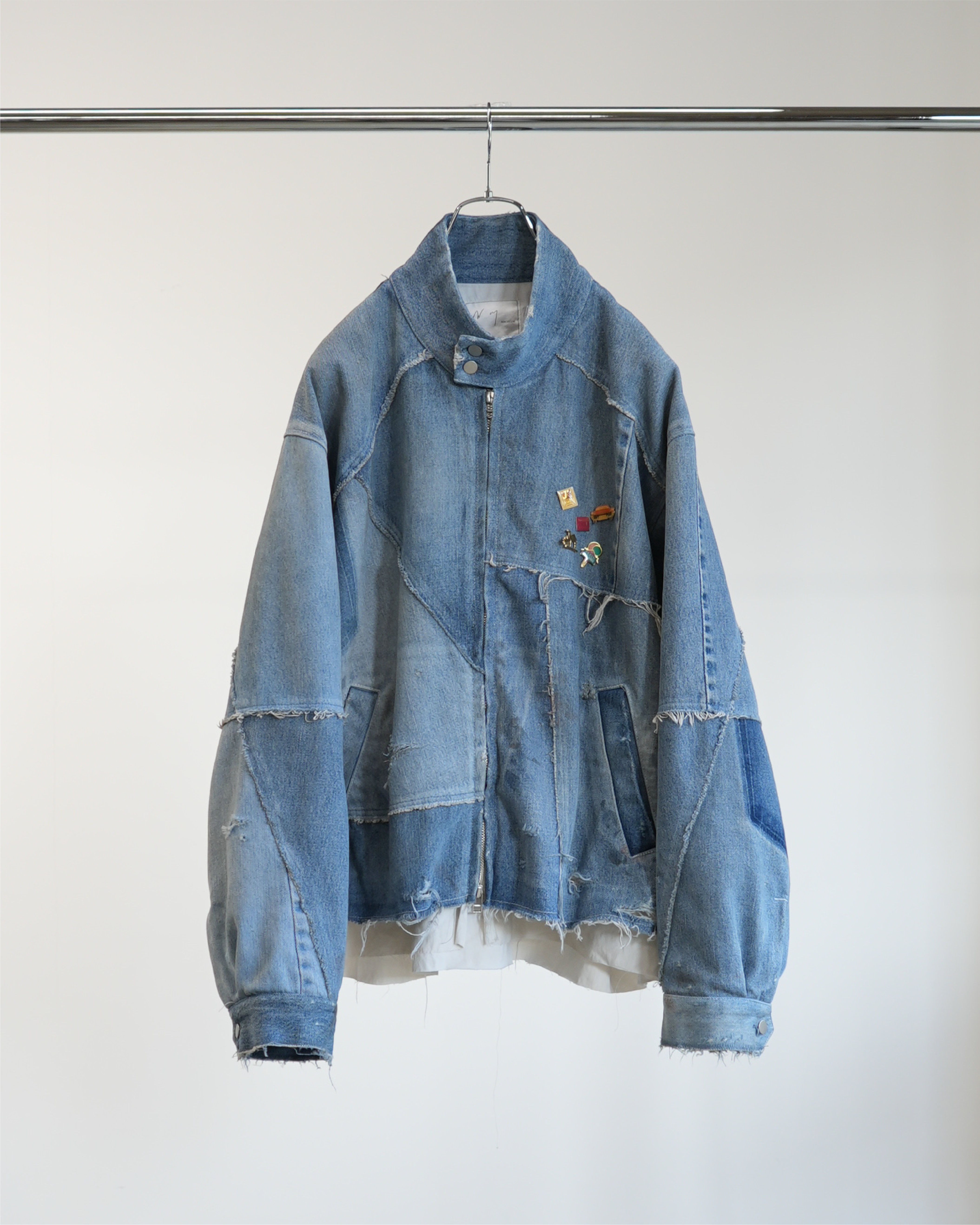 【ANCELLM/exclusive】"DENIM" PATCHWORK BLOUSON EX ④