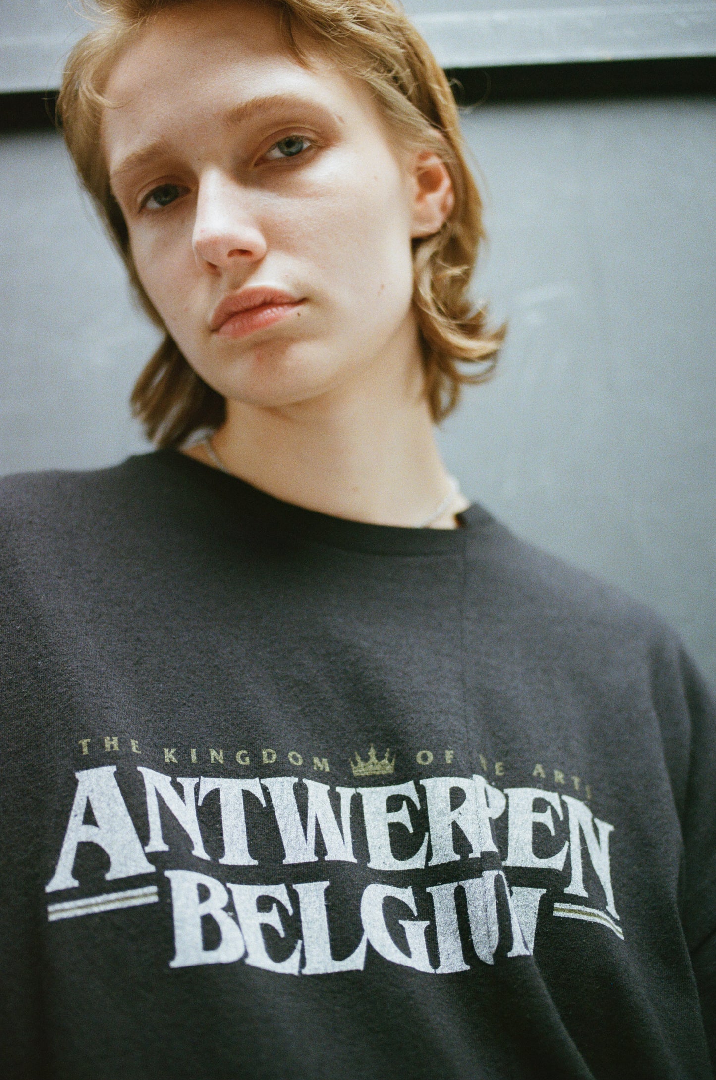 CUT UP LONG LAYER T-SHIRT(Antwerpen black)