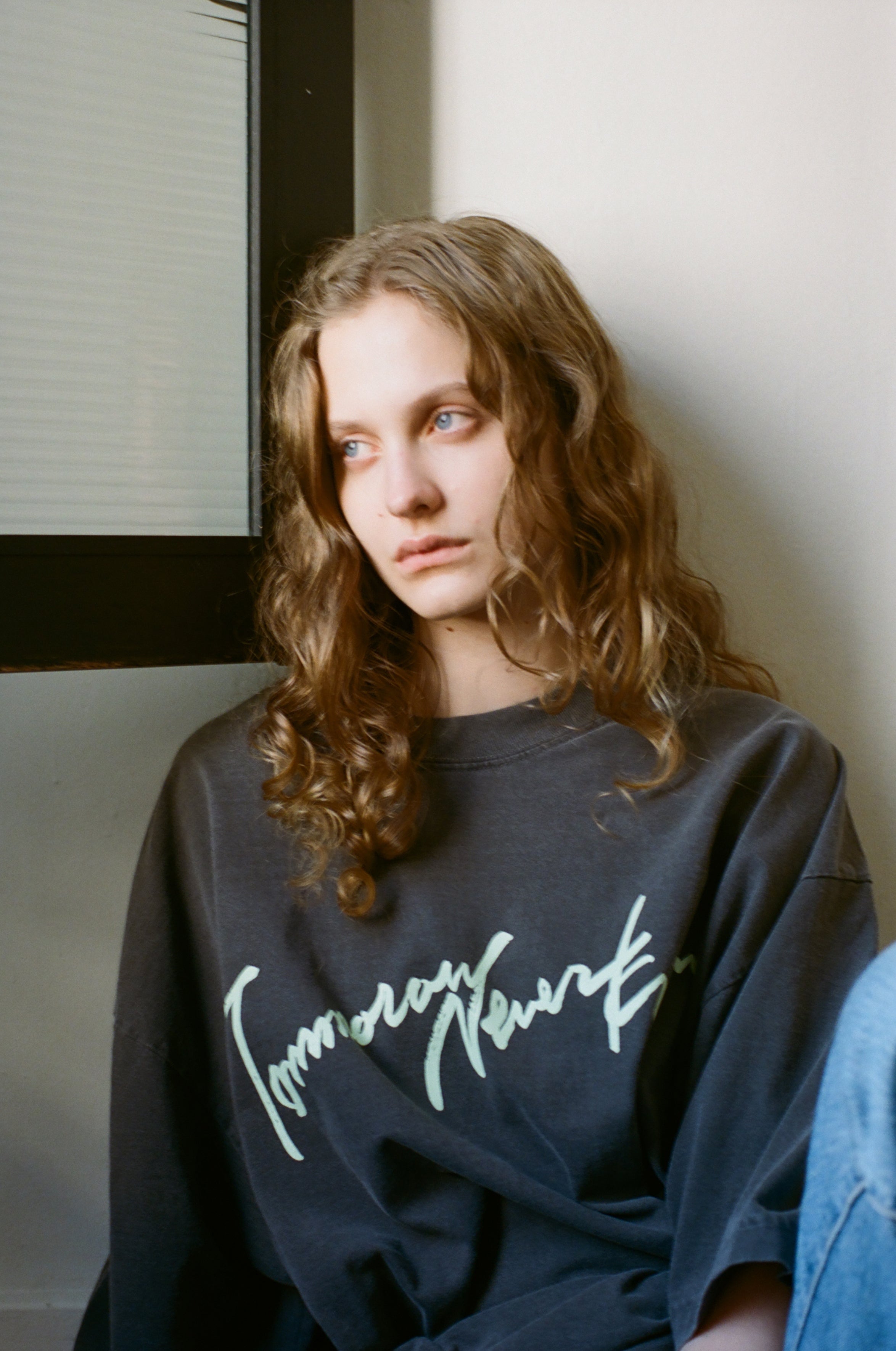 PIGMENT DROPSHOULDER T-SHIRT(TOMORROW)