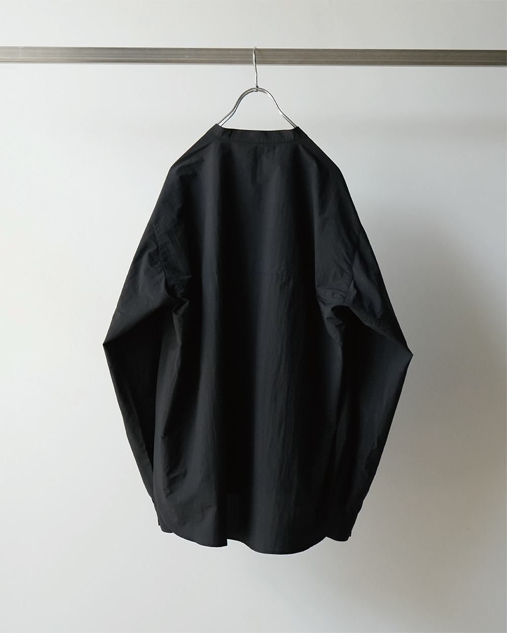 OVERSIZE BAND COLLAR SHIRT