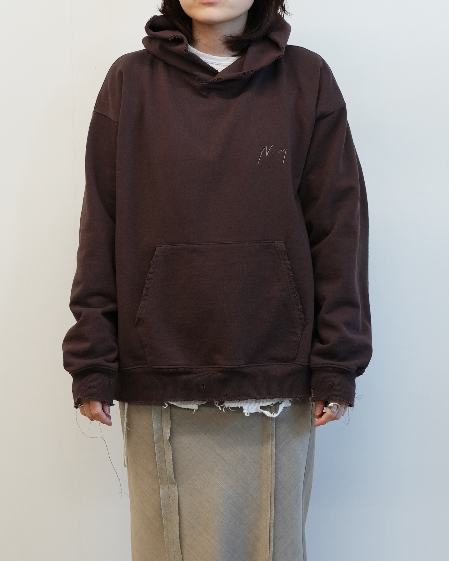 【ANCELLM/exclusive】NEW YEAR SWEAT HOODIE(KAGE)