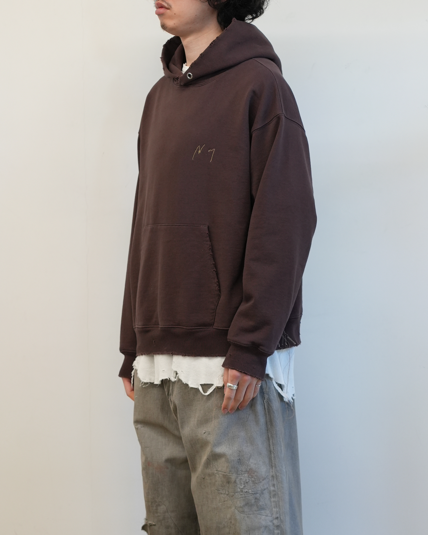 【ANCELLM/exclusive】NEW YEAR SWEAT HOODIE(KAGE)