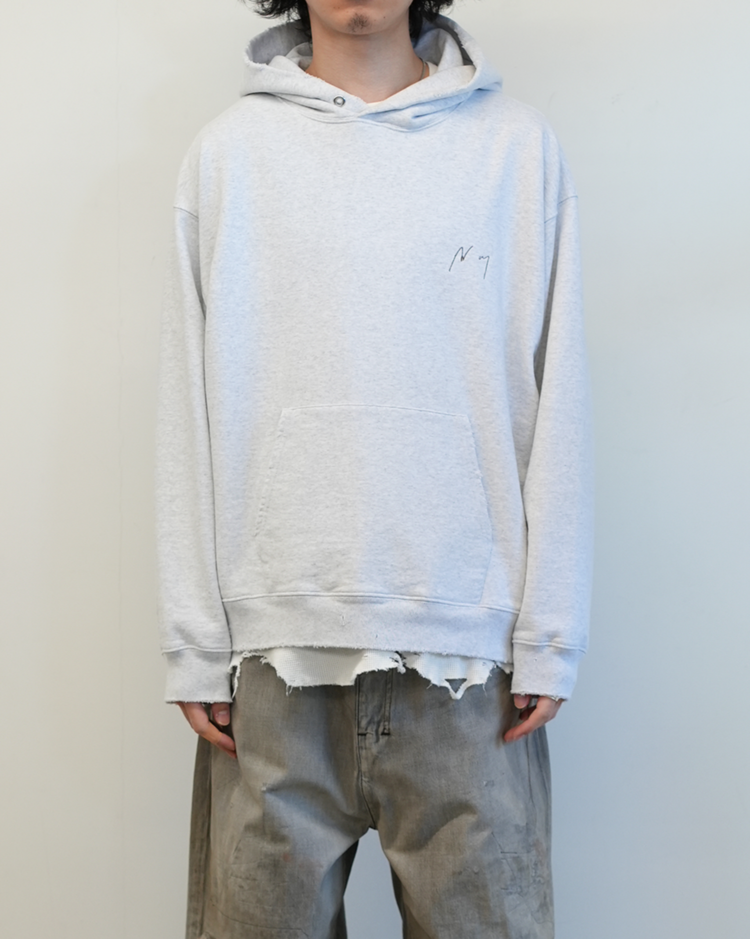 【ANCELLM/exclusive】NEW YEAR SWEAT HOODIE(ASHIGE)