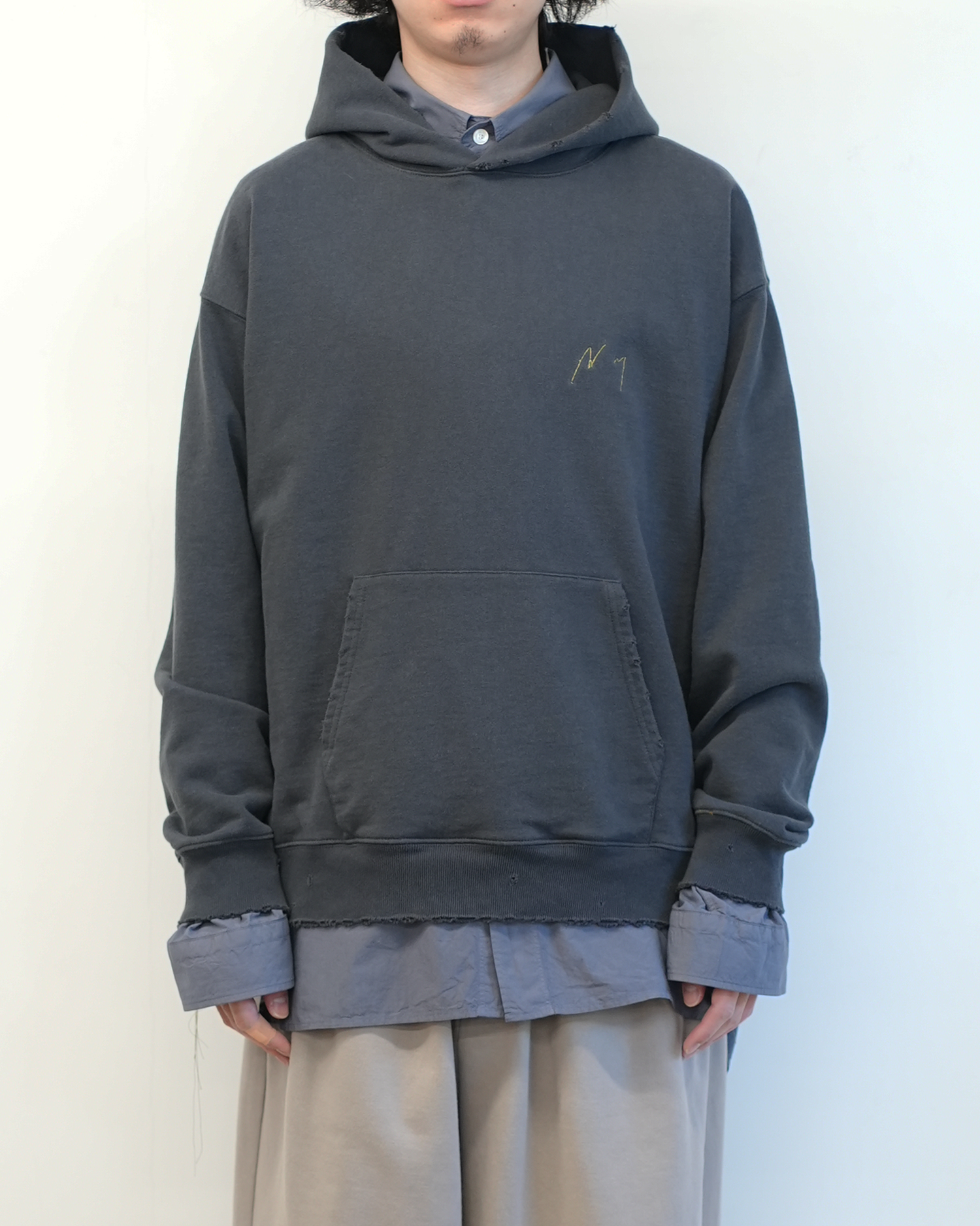 【ANCELLM/exclusive】NEW YEAR SWEAT HOODIE(KUROKAGE)