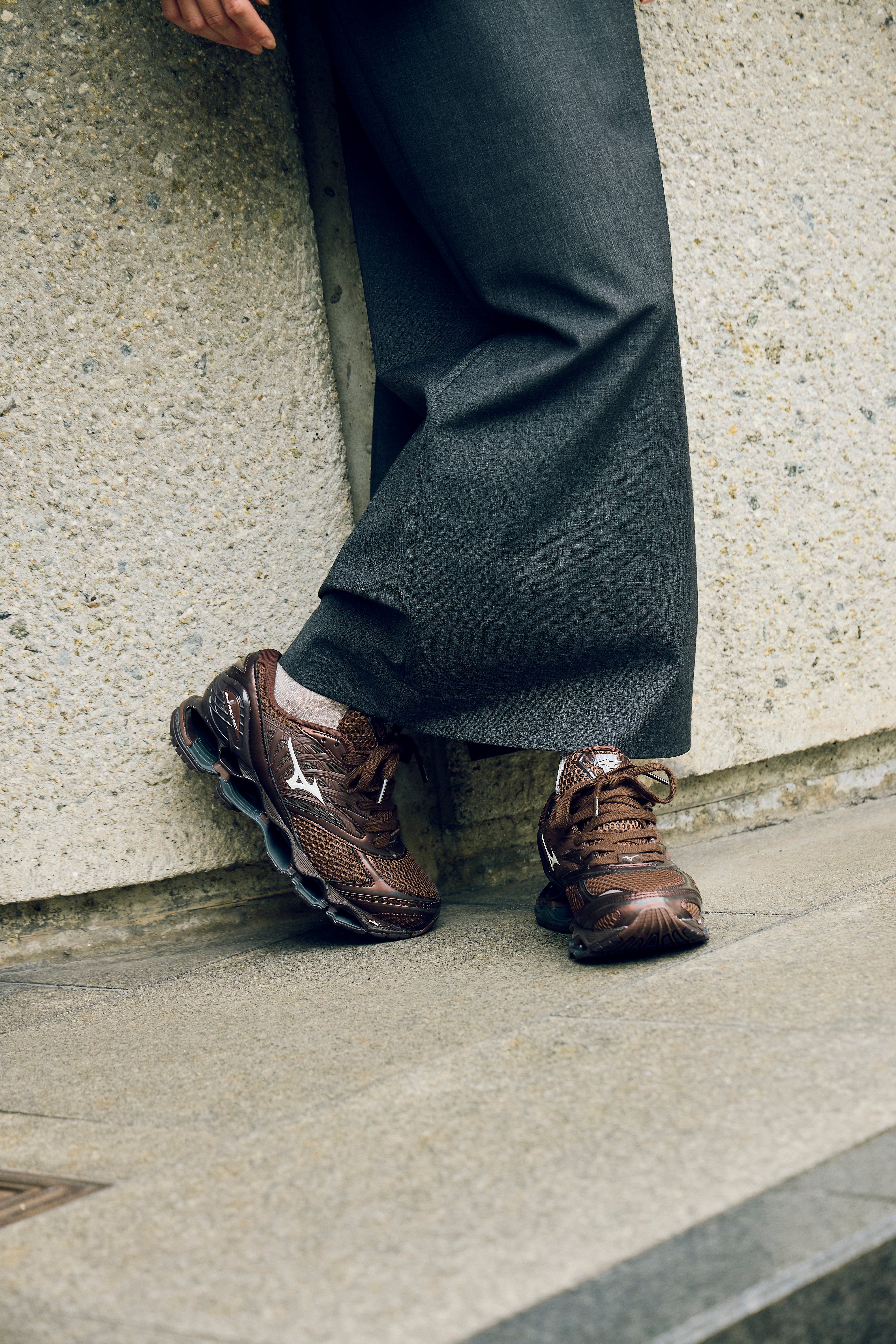 WAVE PROPHECY LS(BROWN/OFF WHITE)