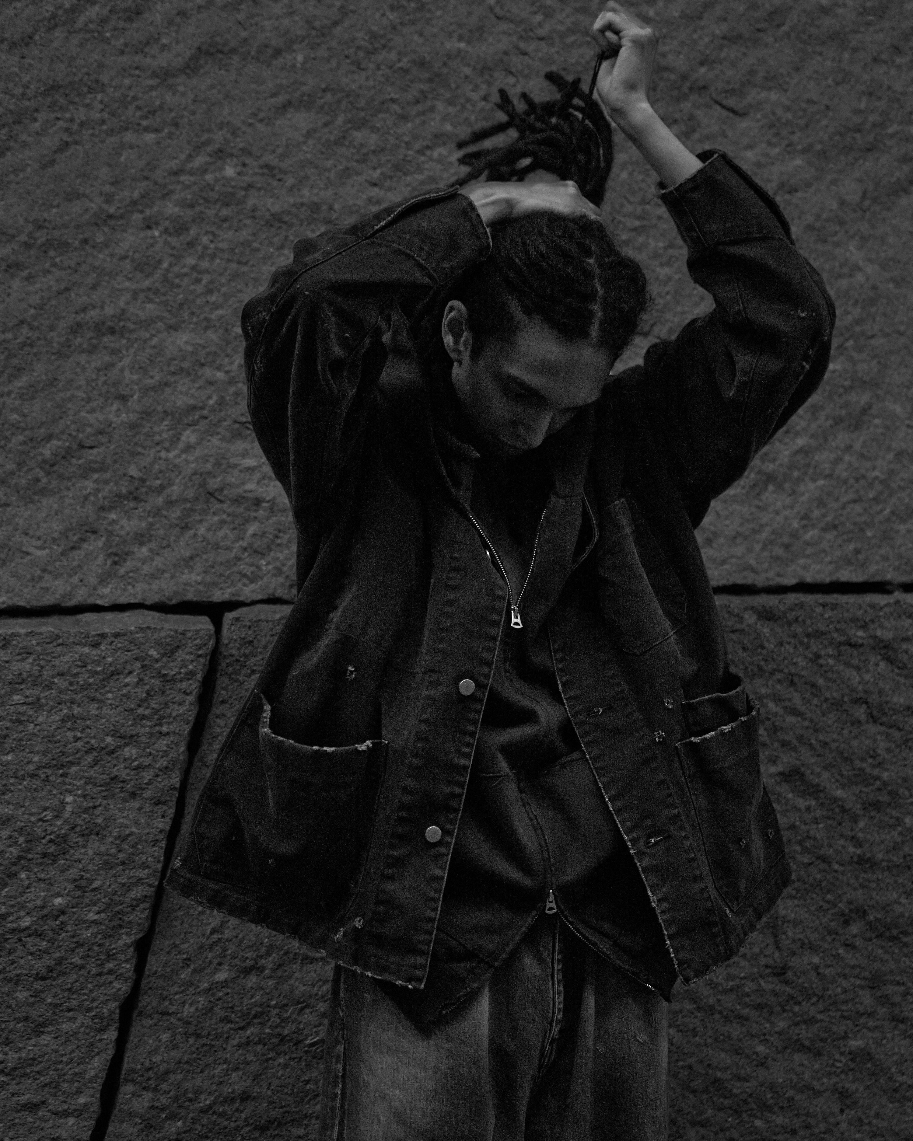 ANCELLM/exclusive] DUCK COVERALL JACKET