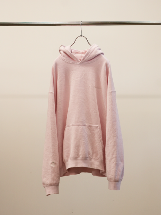 EMBROIDERY AGING HOODIE(PINK)