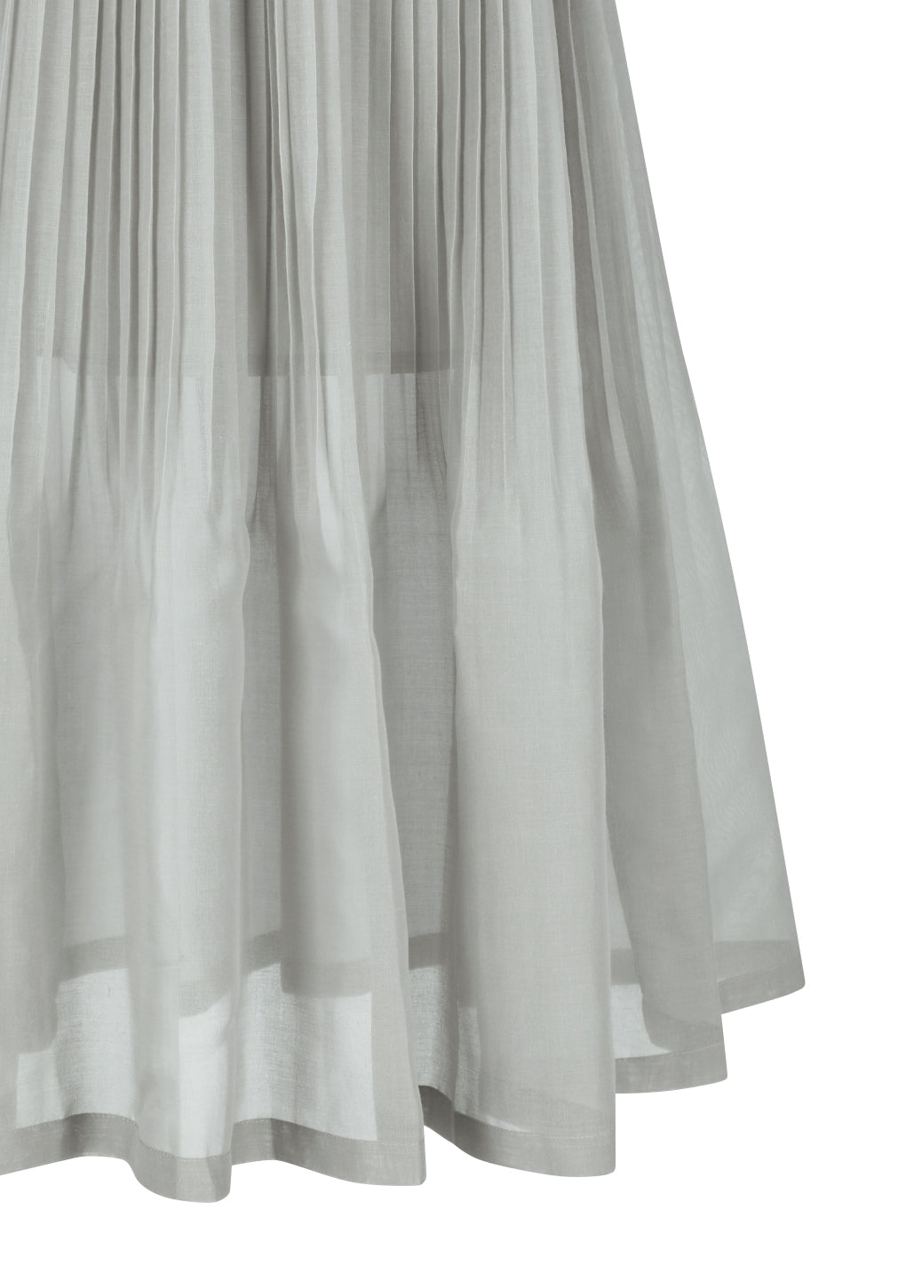 PLEATED SLEEVELESS DRESS