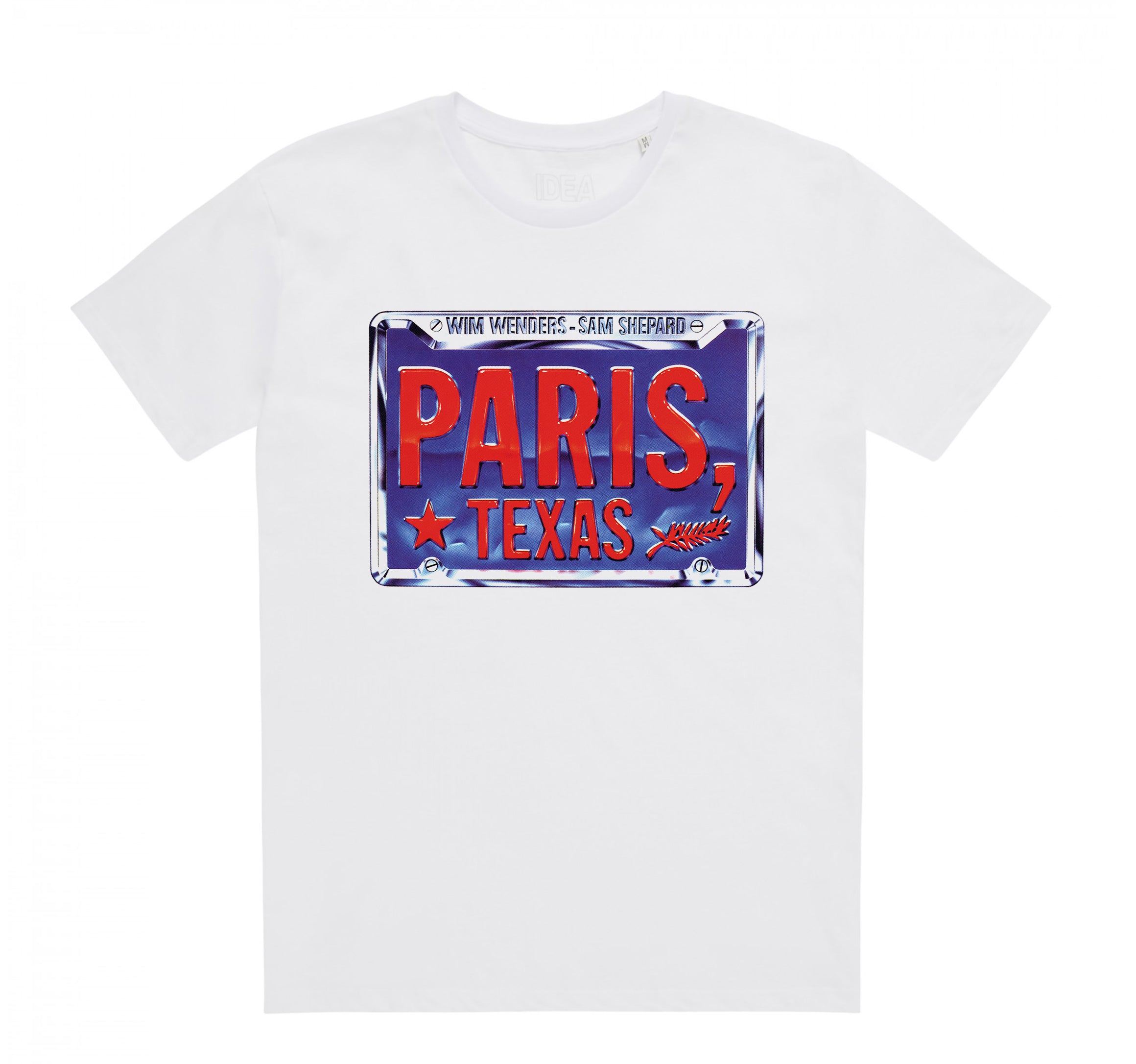 PARIS, TEXAS LICENSE PLATE T-SHIRT