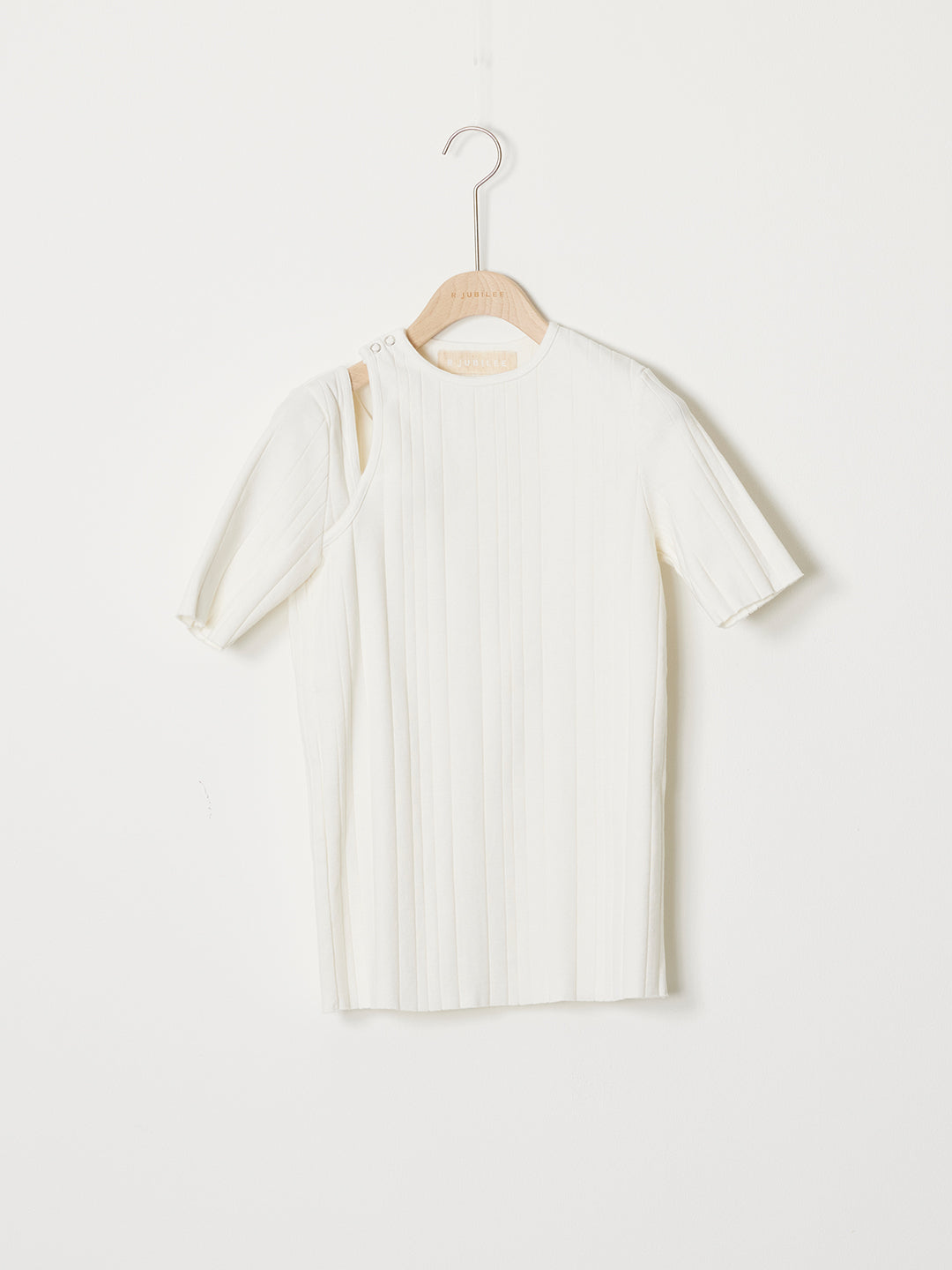 [50%OFF] RANDOM RIB TEE(OFF WHITE)