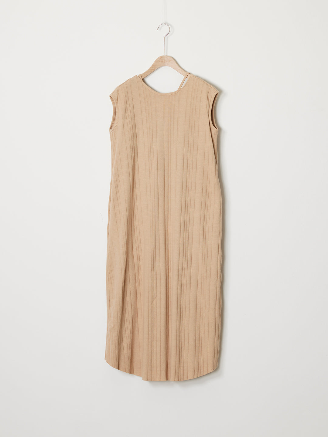 [50%OFF] RANDOM RIB DRESS(BEIGE)