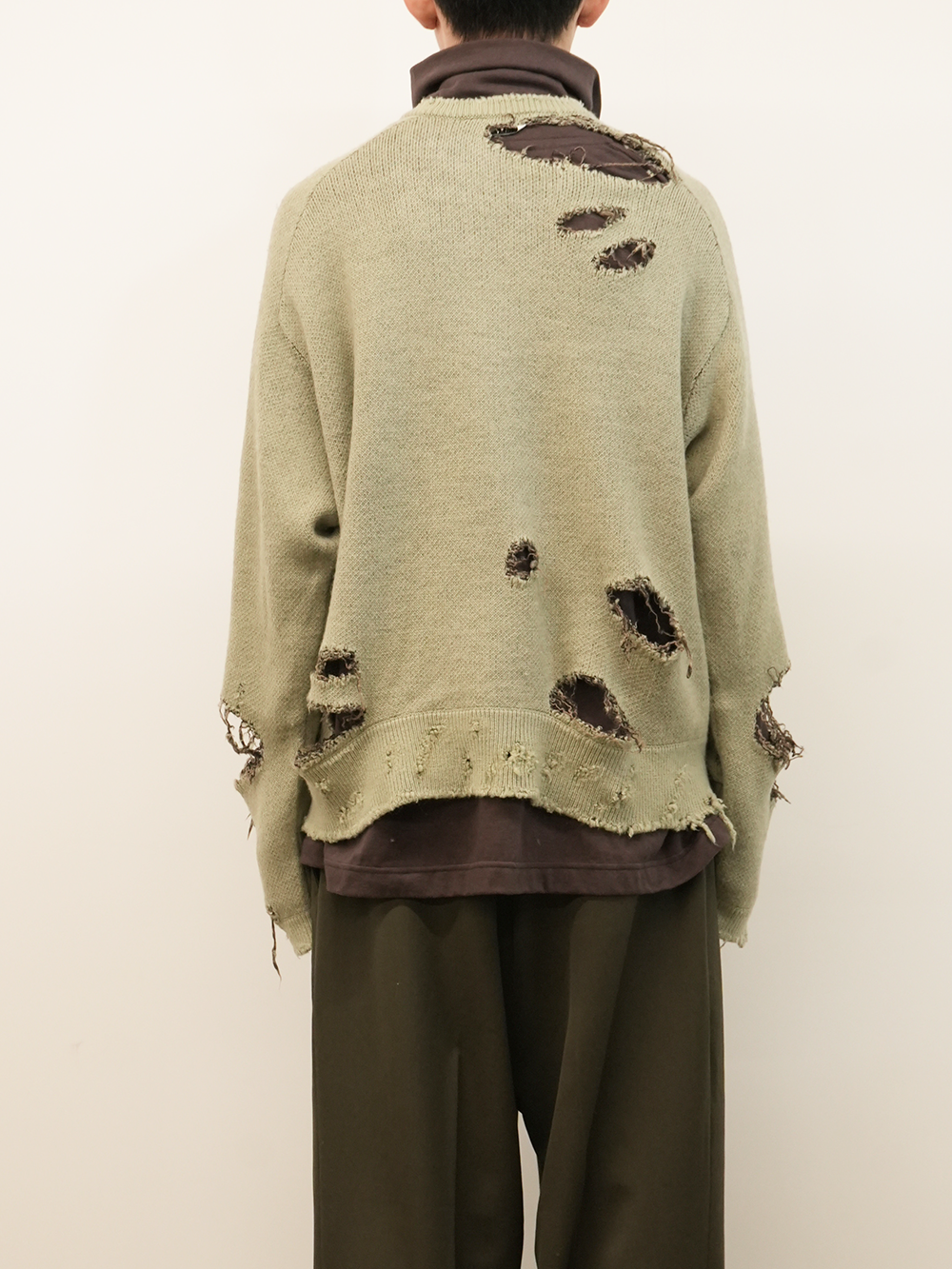 DAMAGE KNIT(GREEN)