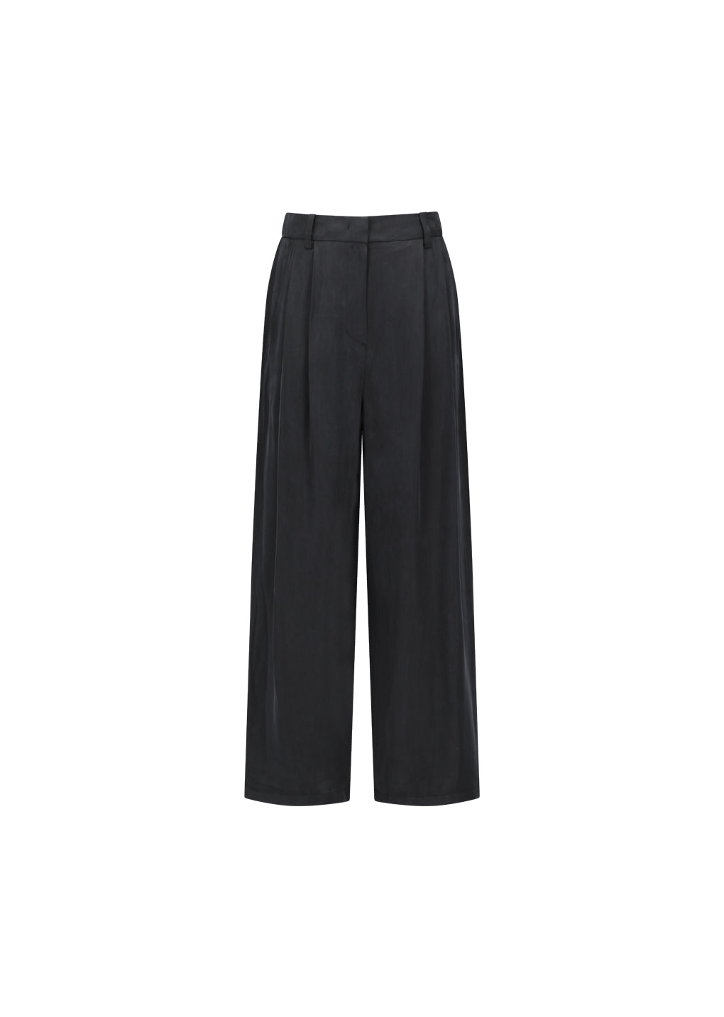 WOMEN'S CUPRO TWO TUCK WIDE PANTS