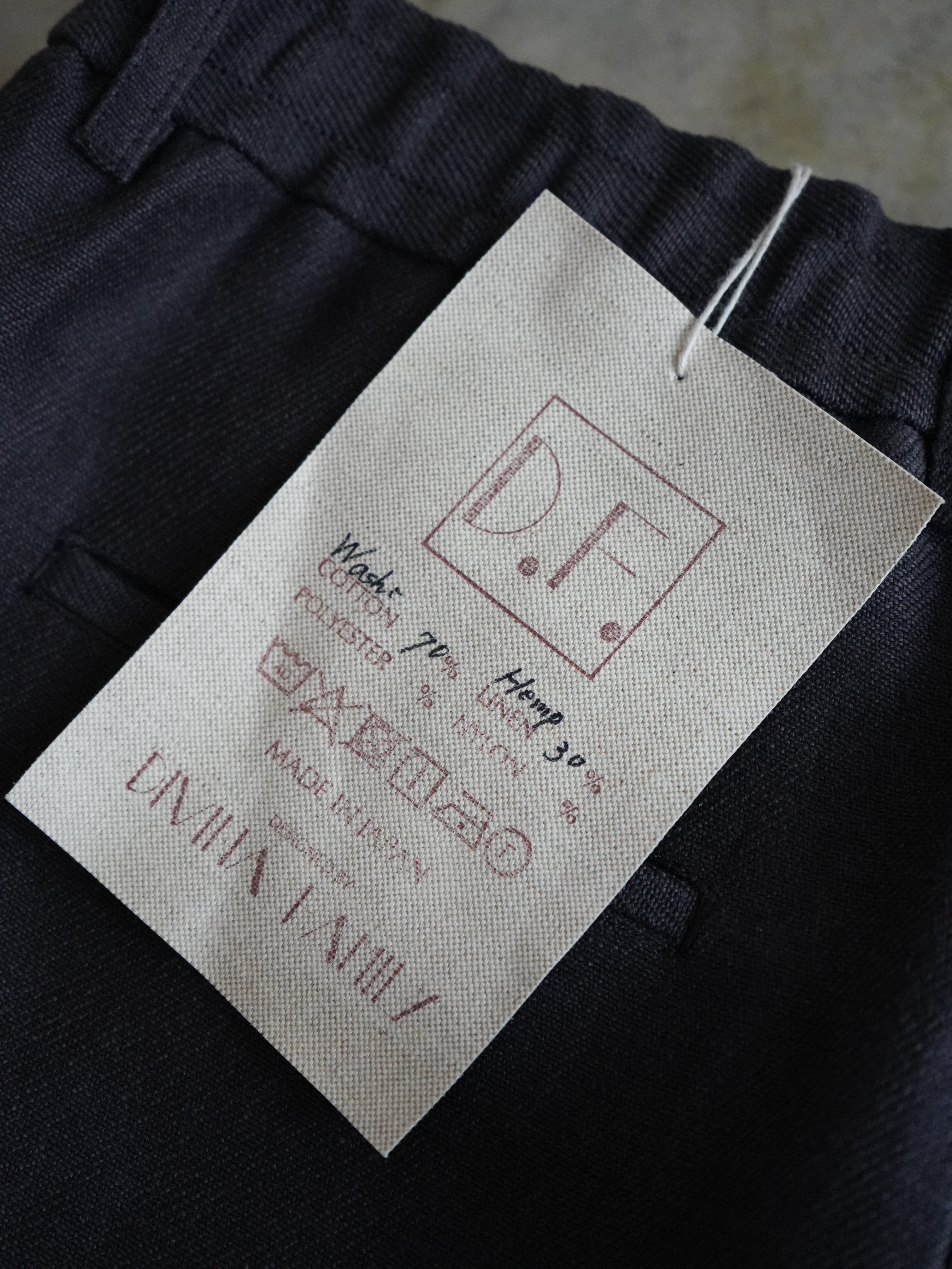 washi hemp pants