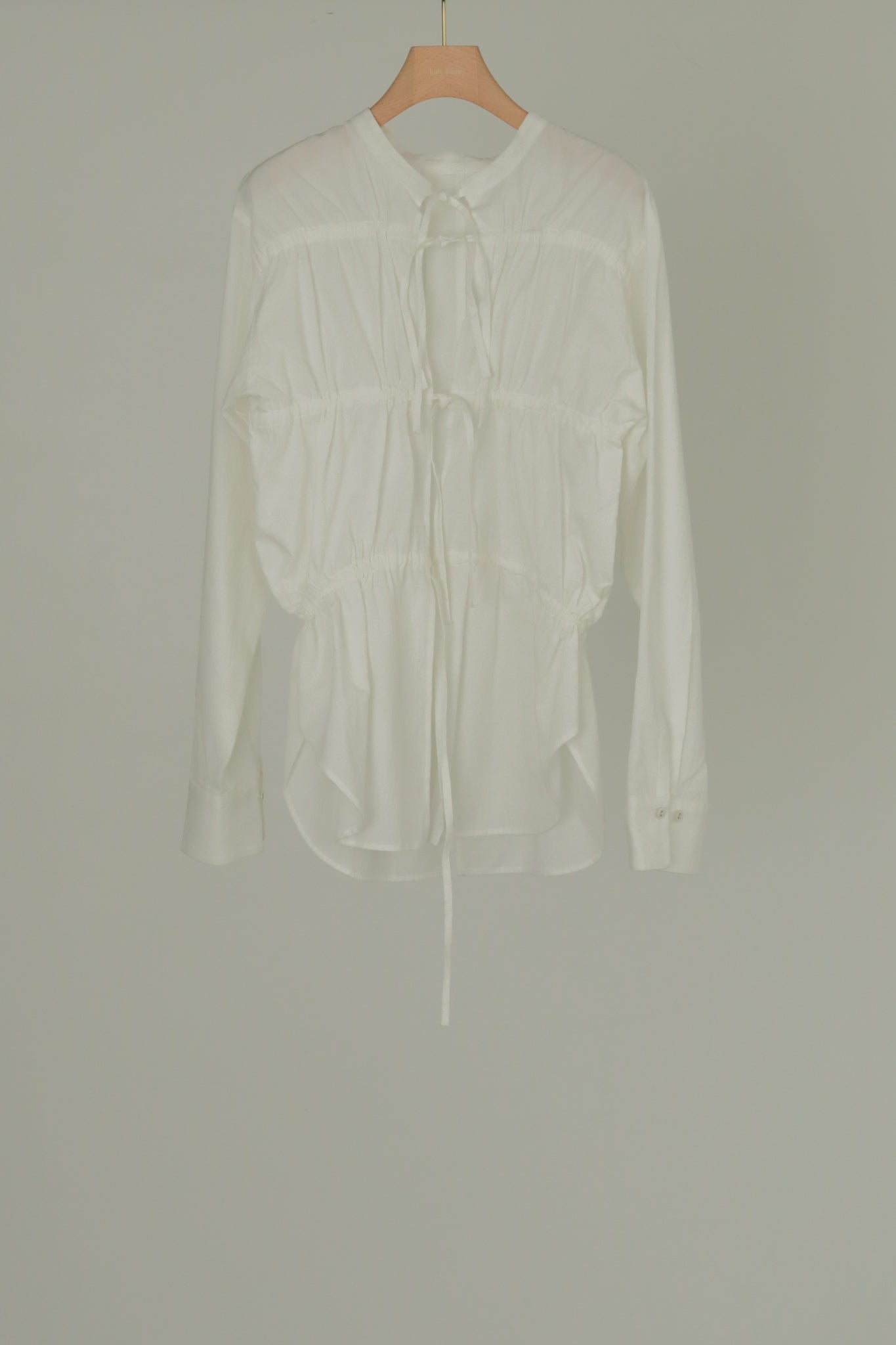 Organic Cotton Drawstring Shirt(Off)