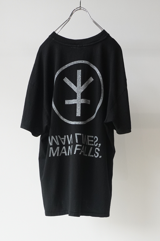 Over Dyed Symbol T Shirts with A.S(BLACK)