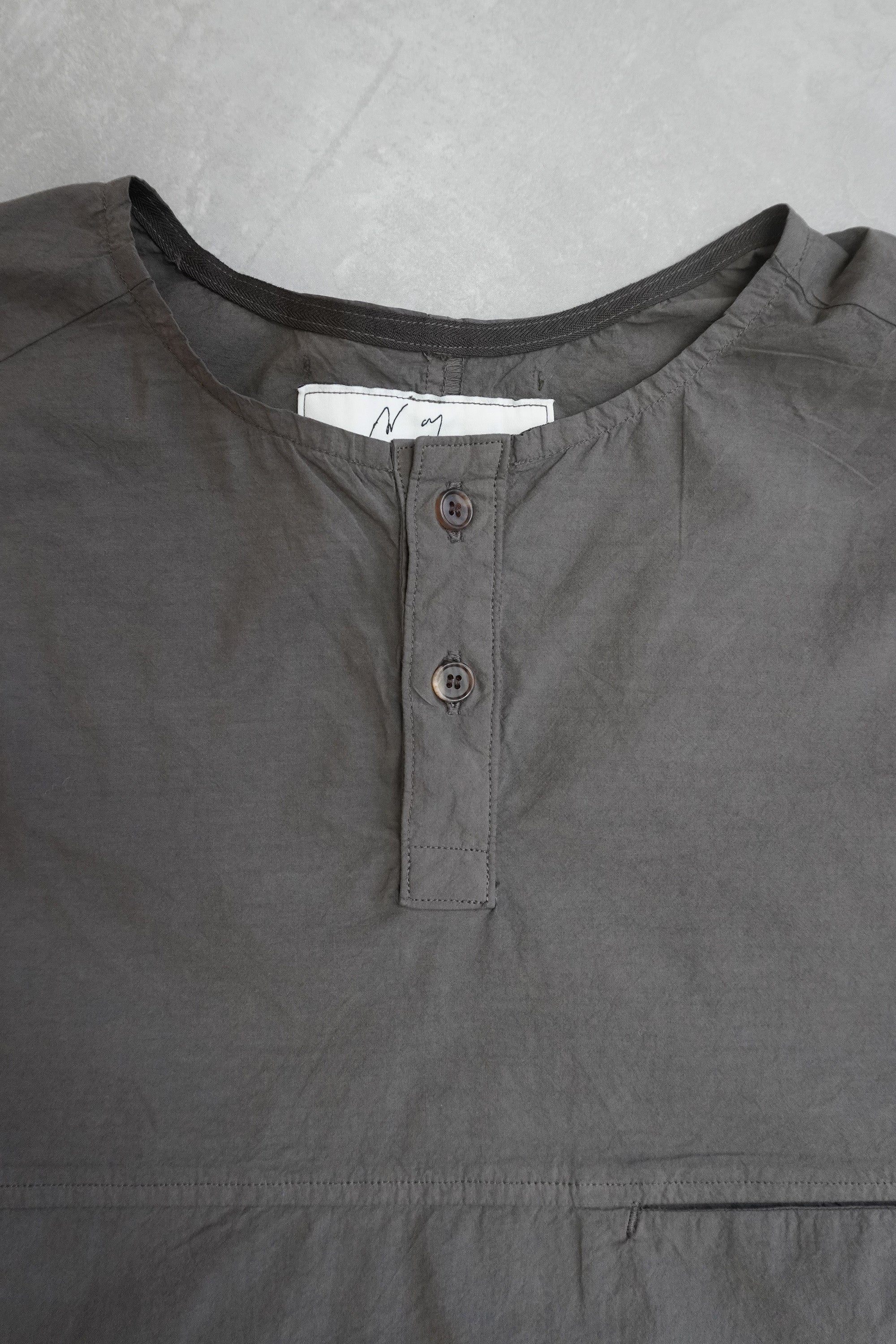 DYED SKIPPER SS SHIRT(F.BLACK)