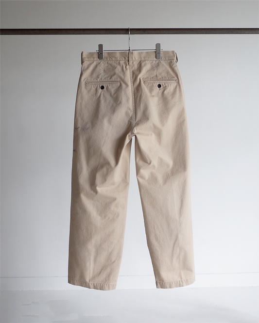 PAINT CHINO TROUSERS(BEIGE)