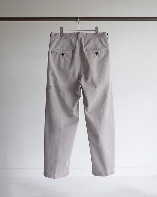 PAINT CHINO TROUSERS(GRAY)