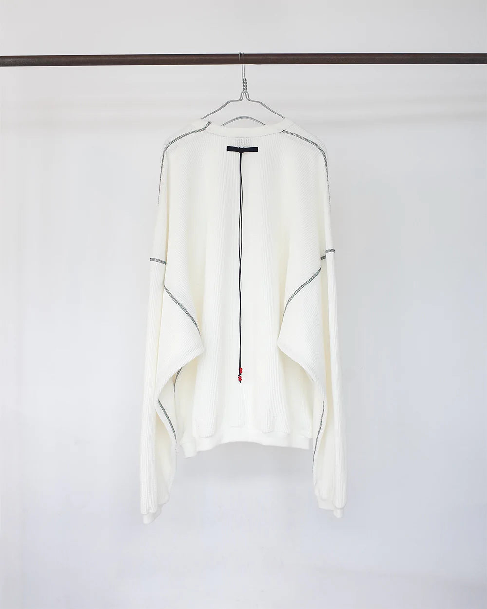 [30%OFF] WAFFLE OVERSIZED LS(WHITE)