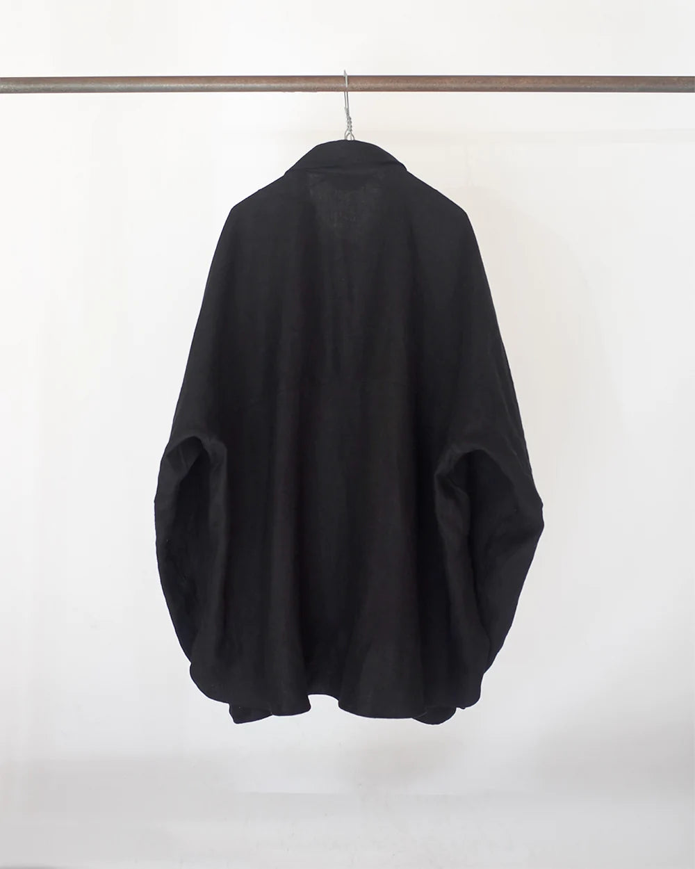 [30%OFF] LINENSUEDE KIMONO SHIRT(BLACK)